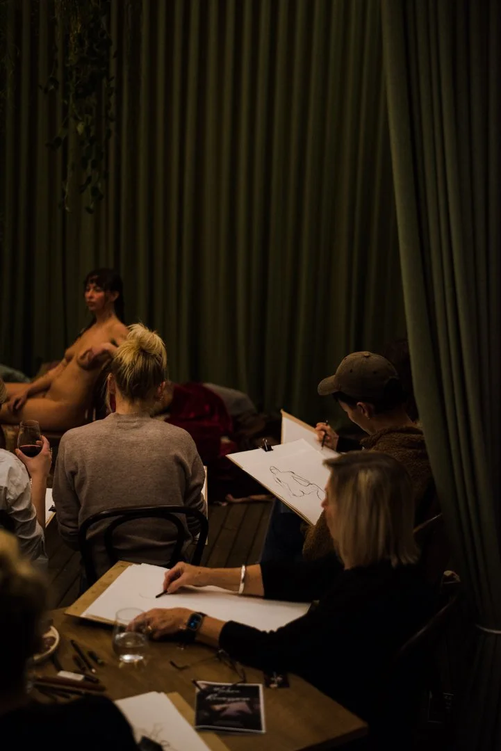 Creative life drawing workshop in Bangalow, perfect for artists, beginners and anyone looking for something different to do.