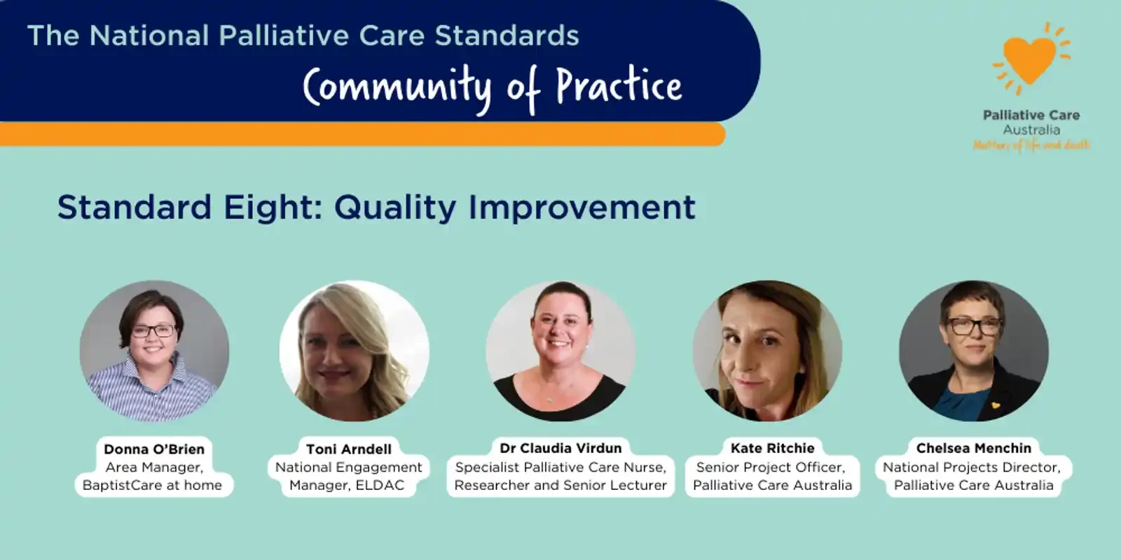 Webinar: Standard Eight - Quality Improvement
