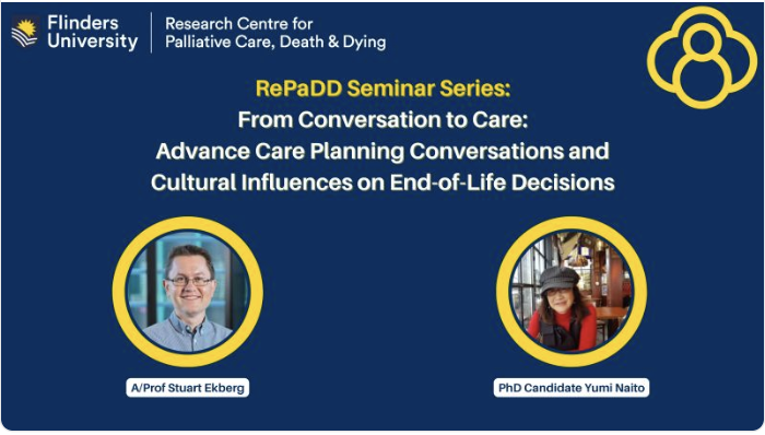 RePaDD seminar: From Conversation to Care: Advance Care Planning Conversations and Cultural Influences on End-of-Life Decisions
