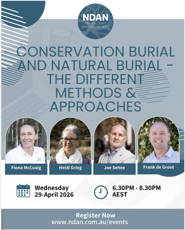 NDAN: Conservation & natural burial, various approaches