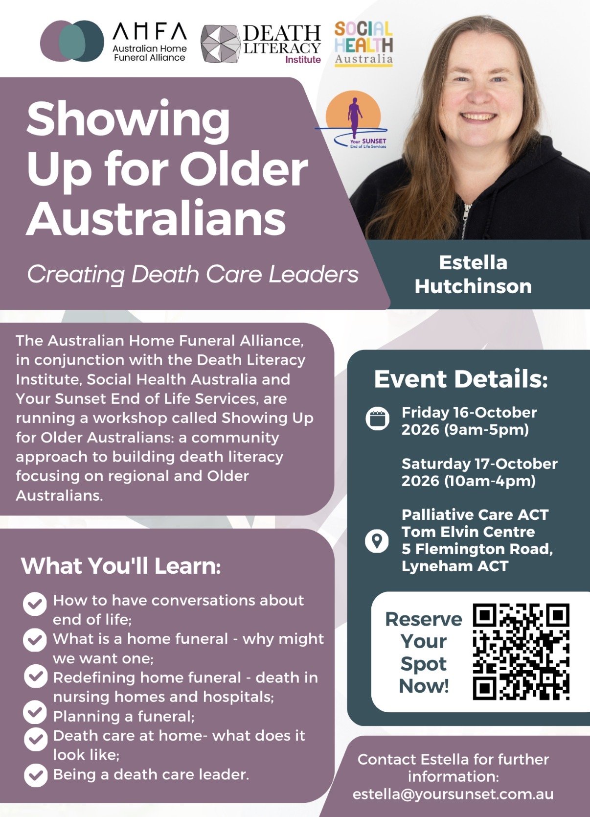 Showing Up for Older Australians; Creating Death Care Leaders