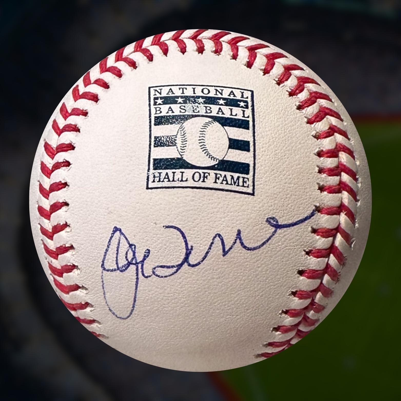 Joe Torre Autographed MLB Official Hall of Fame Baseball JSA COA Right Off The Field .jpg