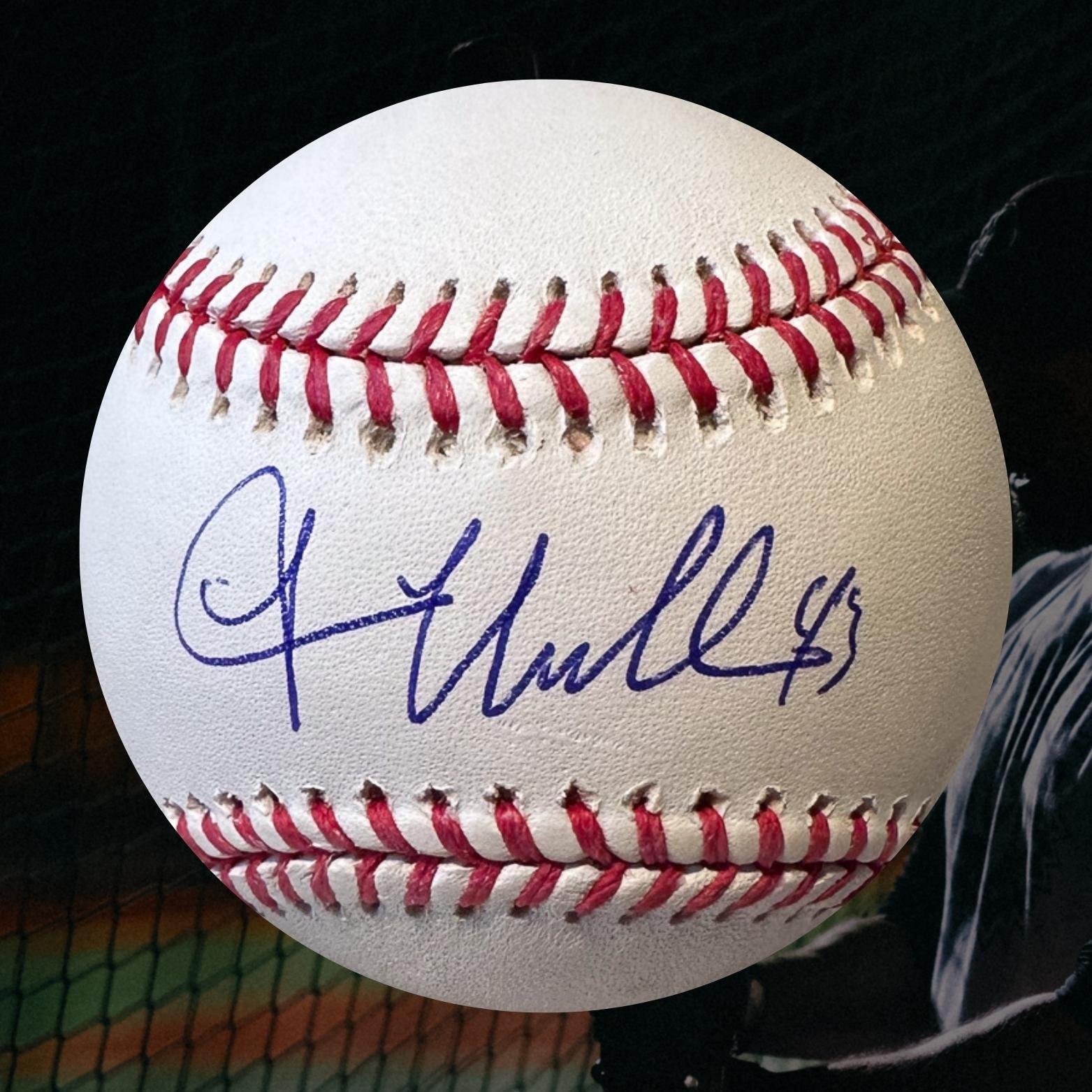 Lance McCullers Jr Autographed Official MLB Baseball JSA COA Right Off The Field .jpeg