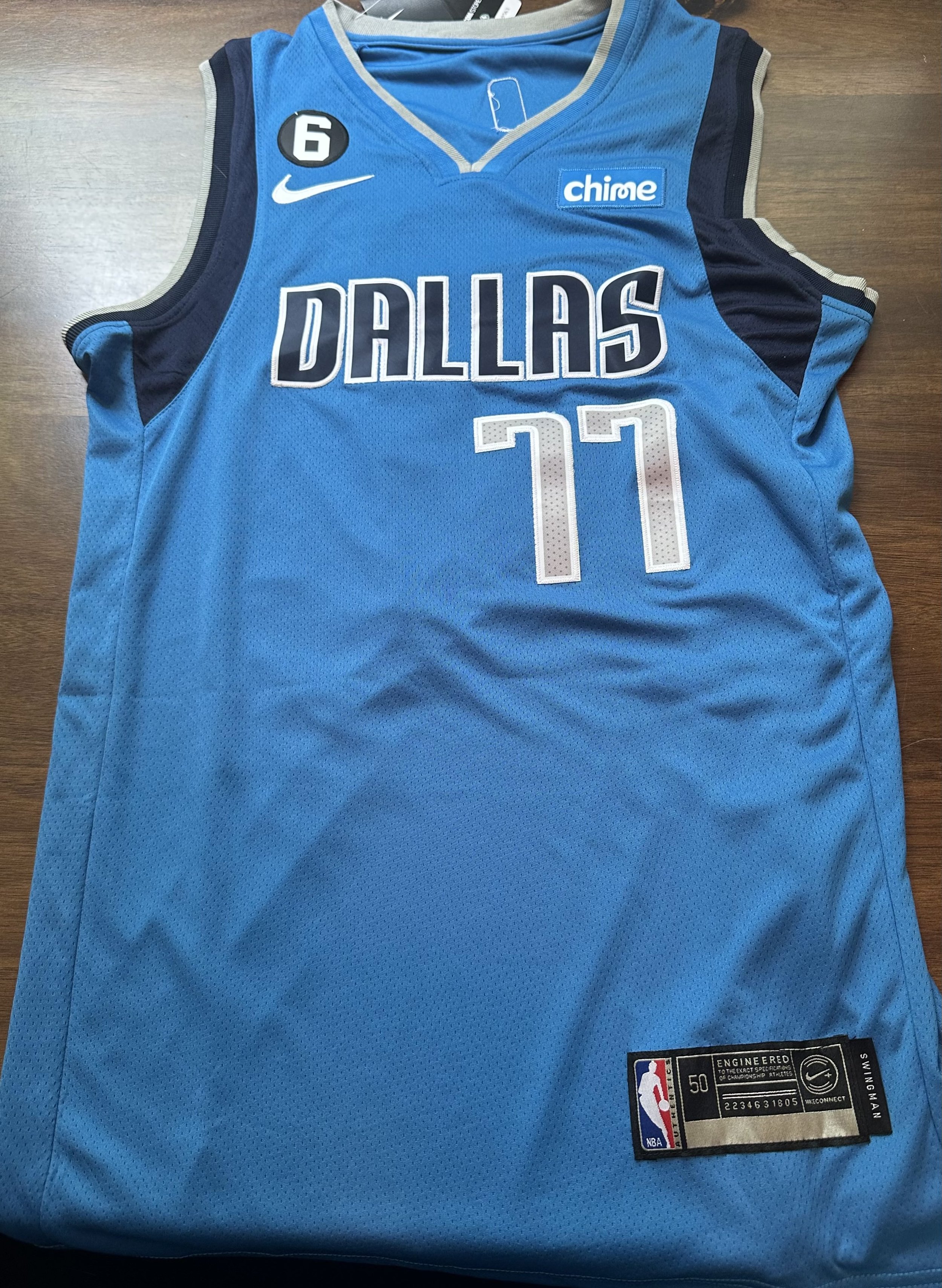 8(3) Luka Doncic Autographed Dallas Mavericks Custom Jersey PSA COA.jpeg