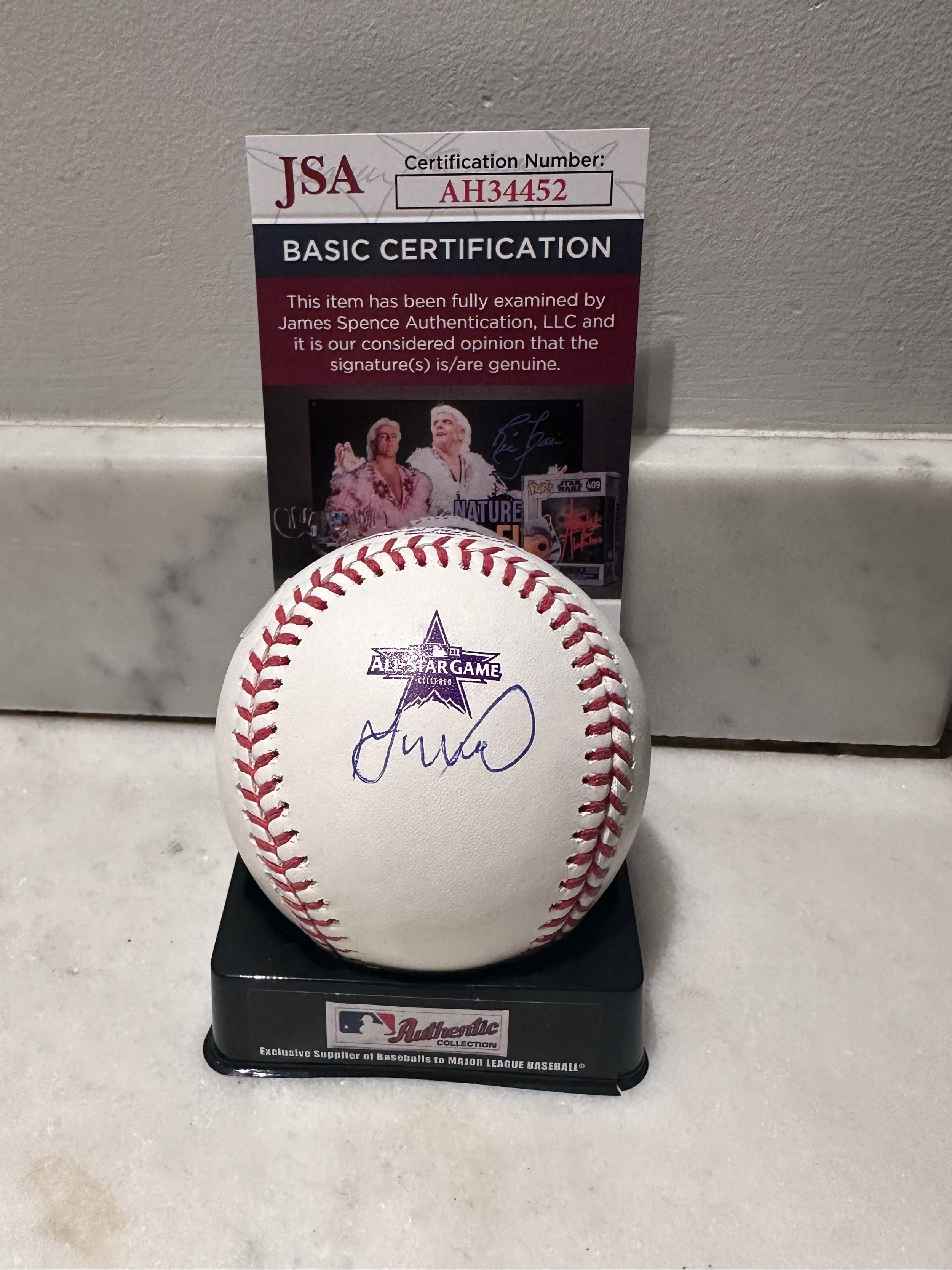 37 Jose Altuve Autographed MLB Official 2021 All Star Game Baseball JSA COA.jpeg