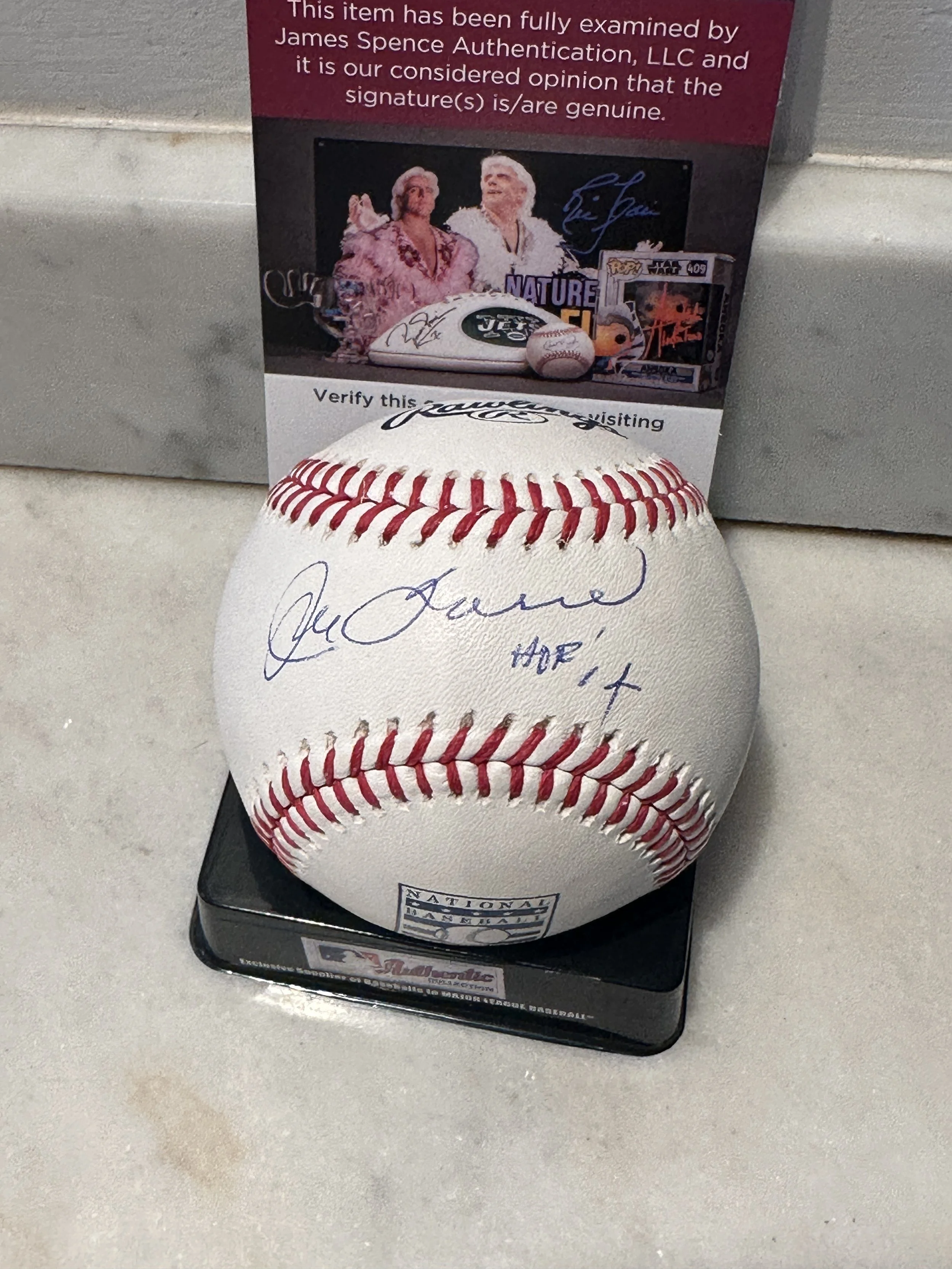 53 Joe Torre Autographed MLB Official Hall of Fame Baseball Inscribed _HOF 14_ JSA COA.jpg