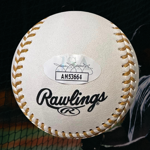 David Wright GG ball Wander Franco Autographed 2023 MLB Official All Star Game Baseball JSA COA.png