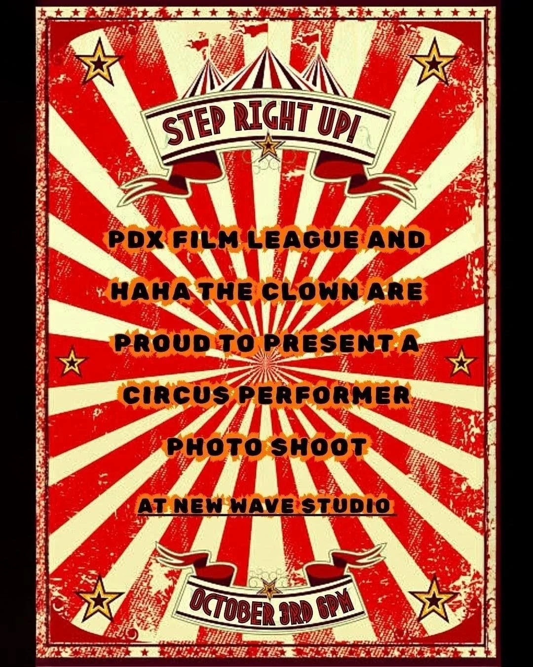 Circus performer photoshoot