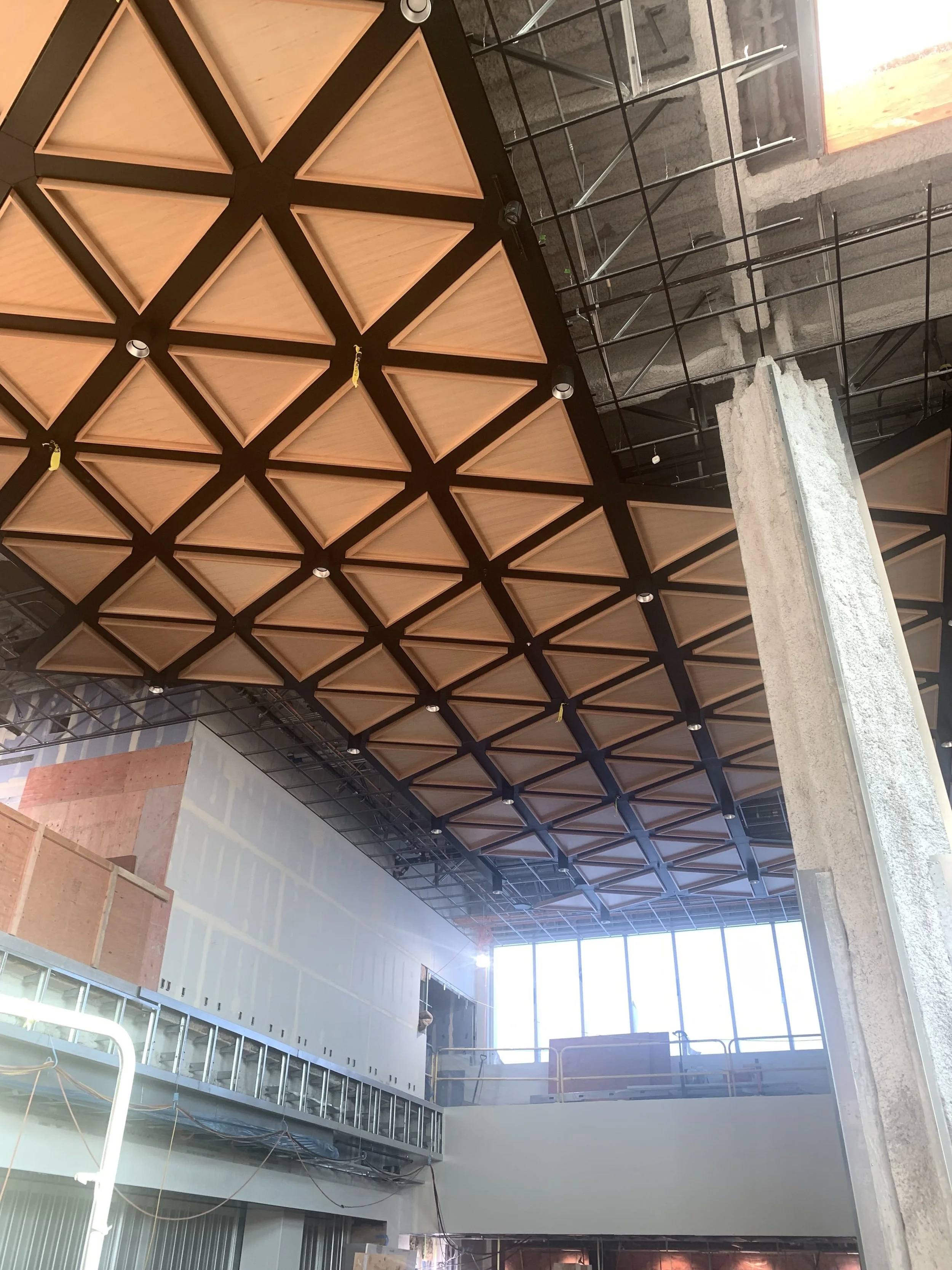 Construction Administration for Airport interior ceiling design and coordination
