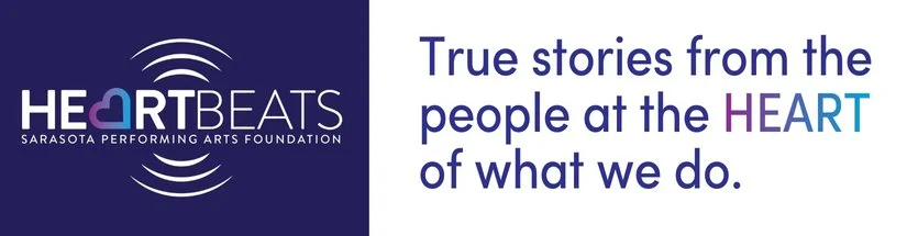 Heartbeats Logo with text 'True stories from the people at the HEART of what we do"