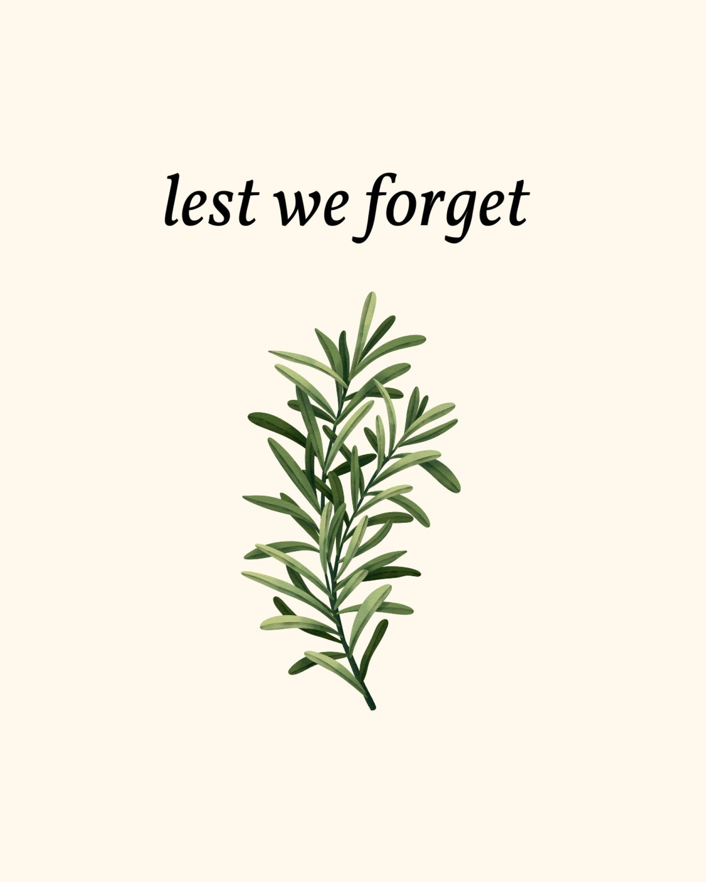 They shall grow not old, as we that are left grow old;
Age shall not weary them, nor the years condemn.
At the going down of the sun and in the morning,
We will remember them.

Lest we forget.

#wewillrememberthem #lestweforget #anzacday2024