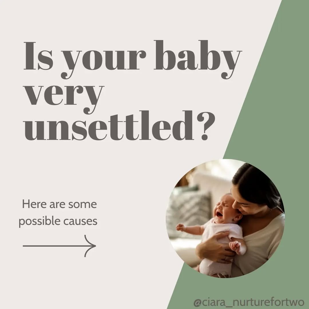 Here are some reasons why your little one may be unsettled.

If your concerned about colic or reflux contact me for a feeding assessment. Or chat with your GP.

#fussybaby #cryingbaby #crying #colic #reflux ##babyreflux #breastfeeding #lactationconsu