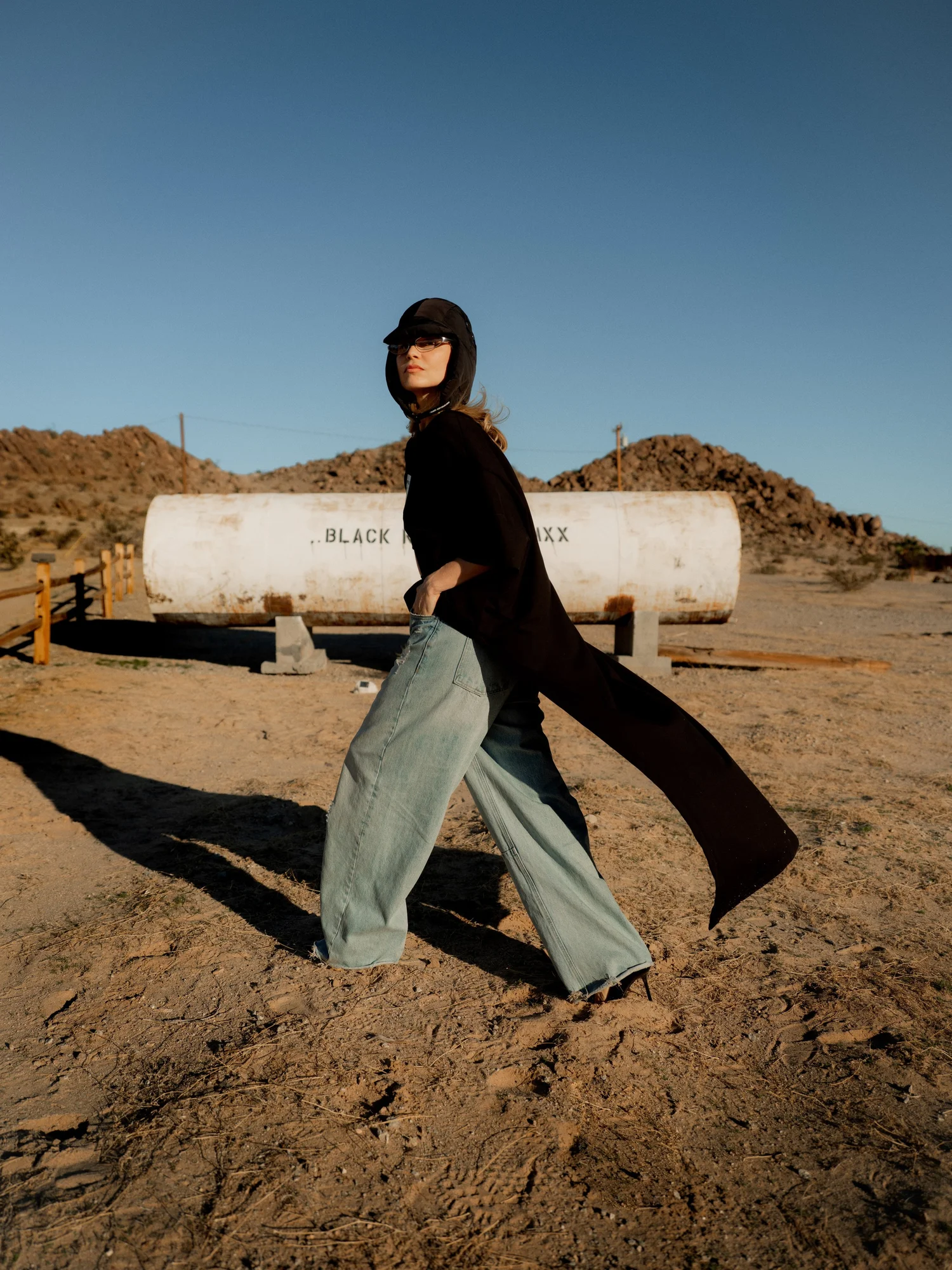 OMG Brand fashion campaign photographed in Joshua Tree, California, photo 8 of 10 — photographed by Tymur Deina, Los Angeles fashion photographer