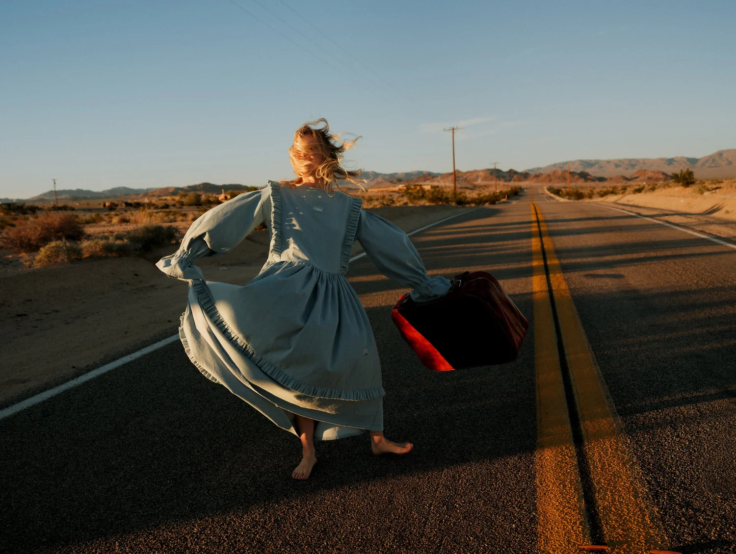 OMG Brand fashion campaign photographed in Joshua Tree, California, photo 2 of 10 — photographed by Tymur Deina, Los Angeles fashion photographer