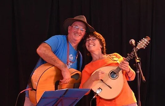 Mike Cosgriff with Jane Harding