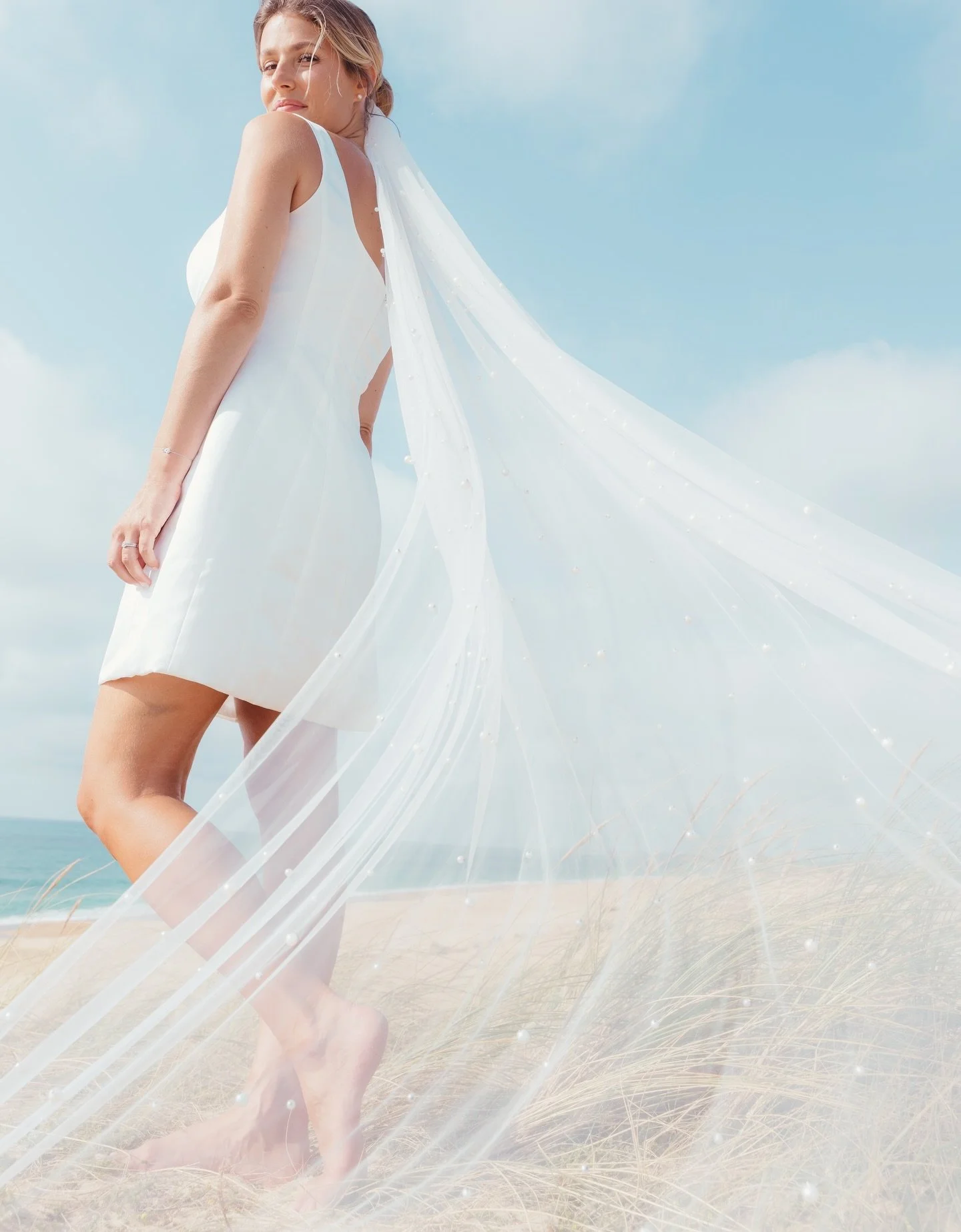 Wedding. Blue Sky. Ocean vibes.