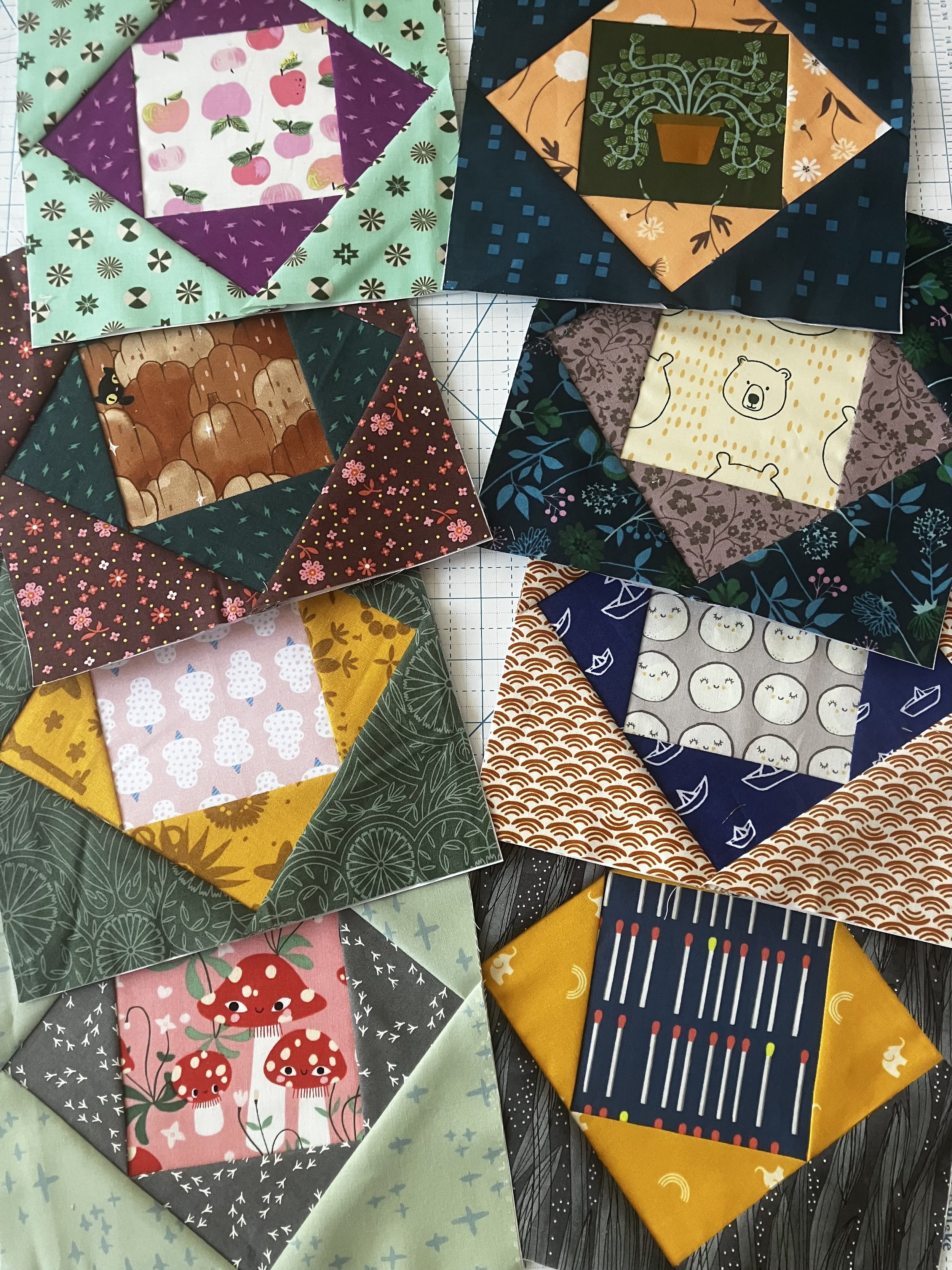 Quiltblocktober / Hextober Week One