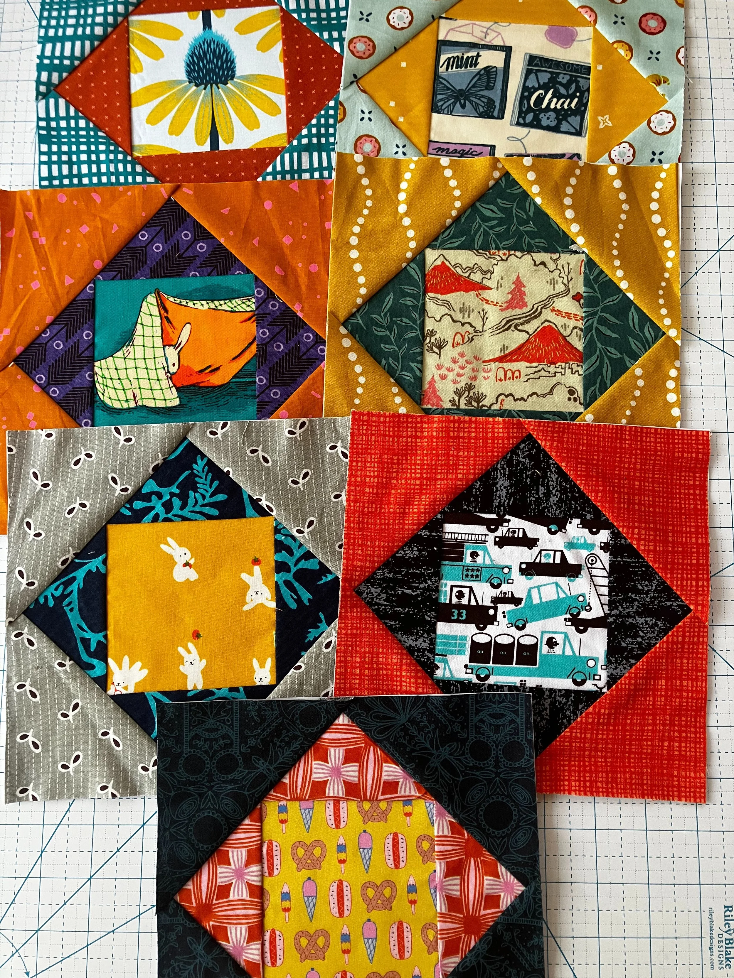 Quiltblocktober/ Hexietober Week Two