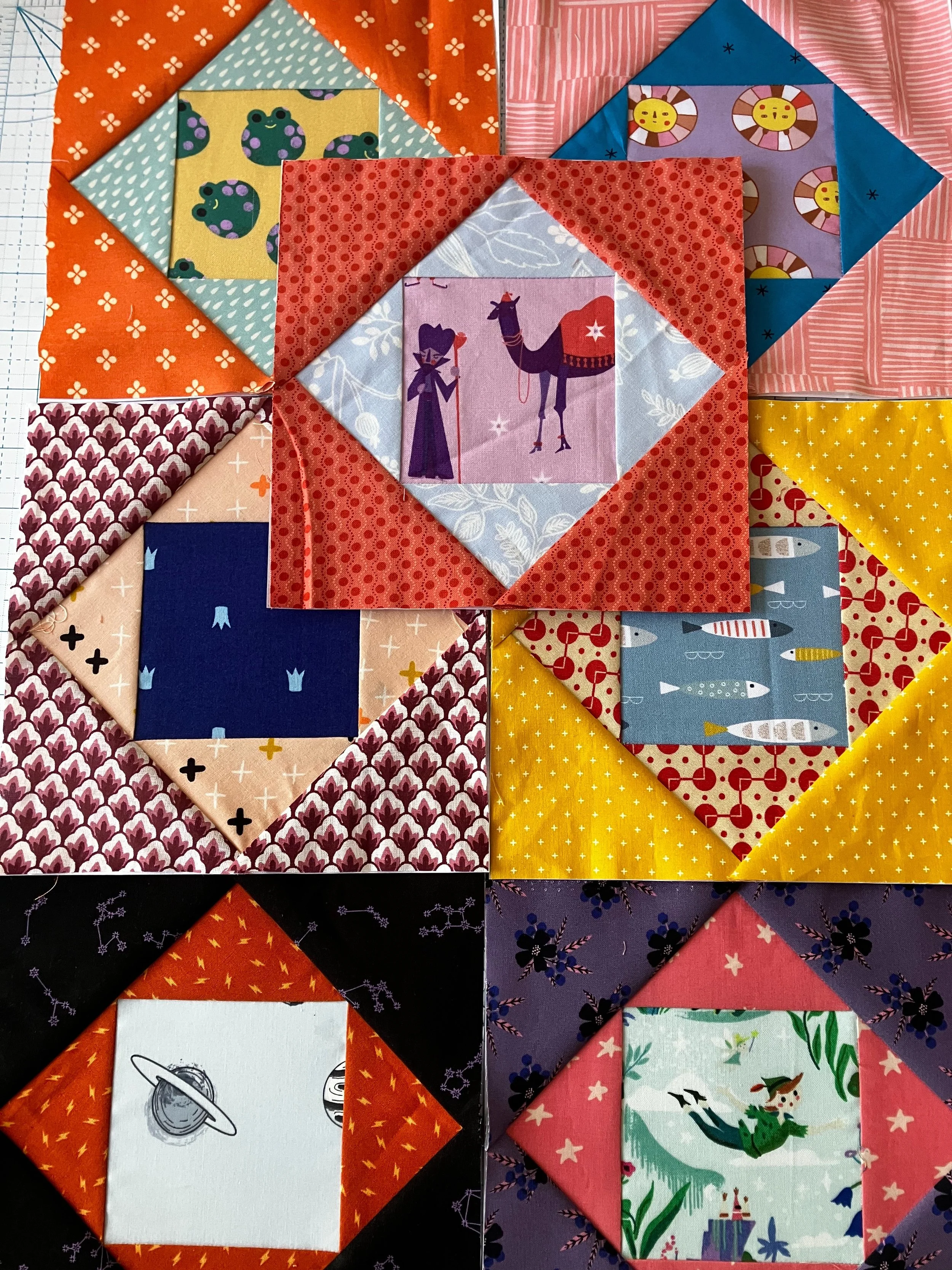 Quiltblocktober / Hexietober Week Three