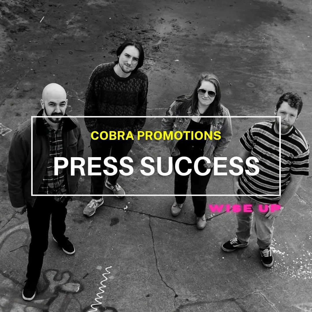 ⚡PRESS SUCCESS⚡

It's been one month since the release of &quot;Out To Dance&quot; by @wiseupband 

It's been a pleasure to work on this campaign and earn some fantastic local and international coverage.

Keep on streaming the track and stay tuned fo