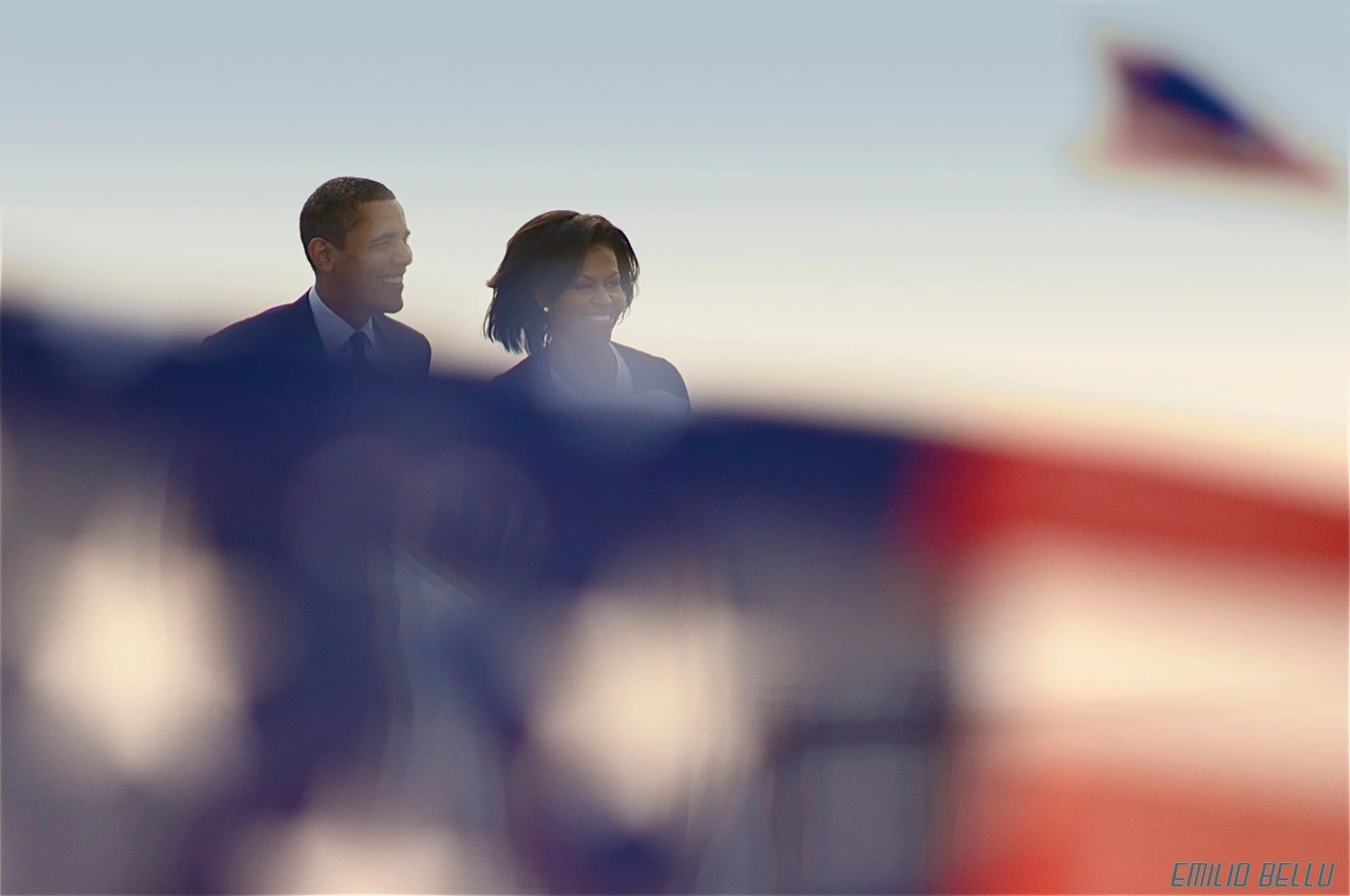 Barack and Michelle Obama's first European visit, 2008
