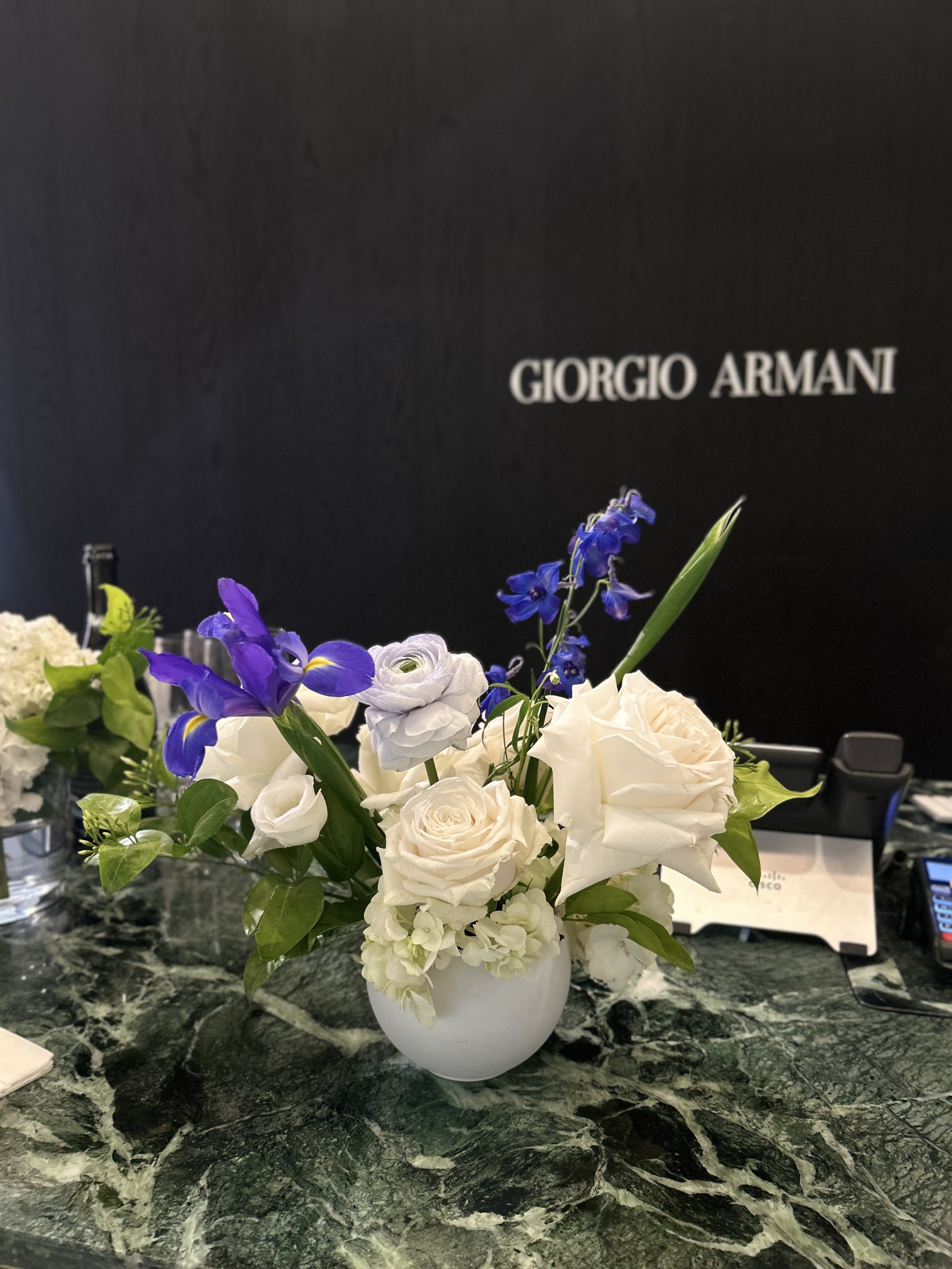 Flower bar activation in Toronto for corporate and brand events, interactive floral experience and event styling