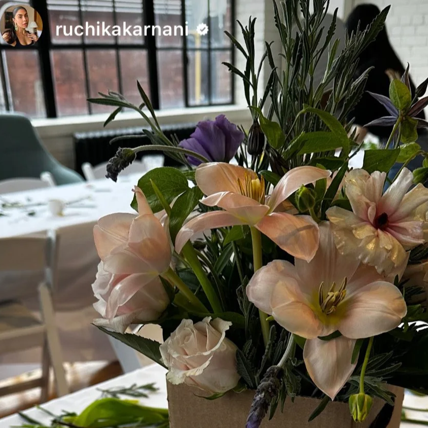 Commercial floral installation in Toronto for retail and storefront activation, brand experience styling and photo moment