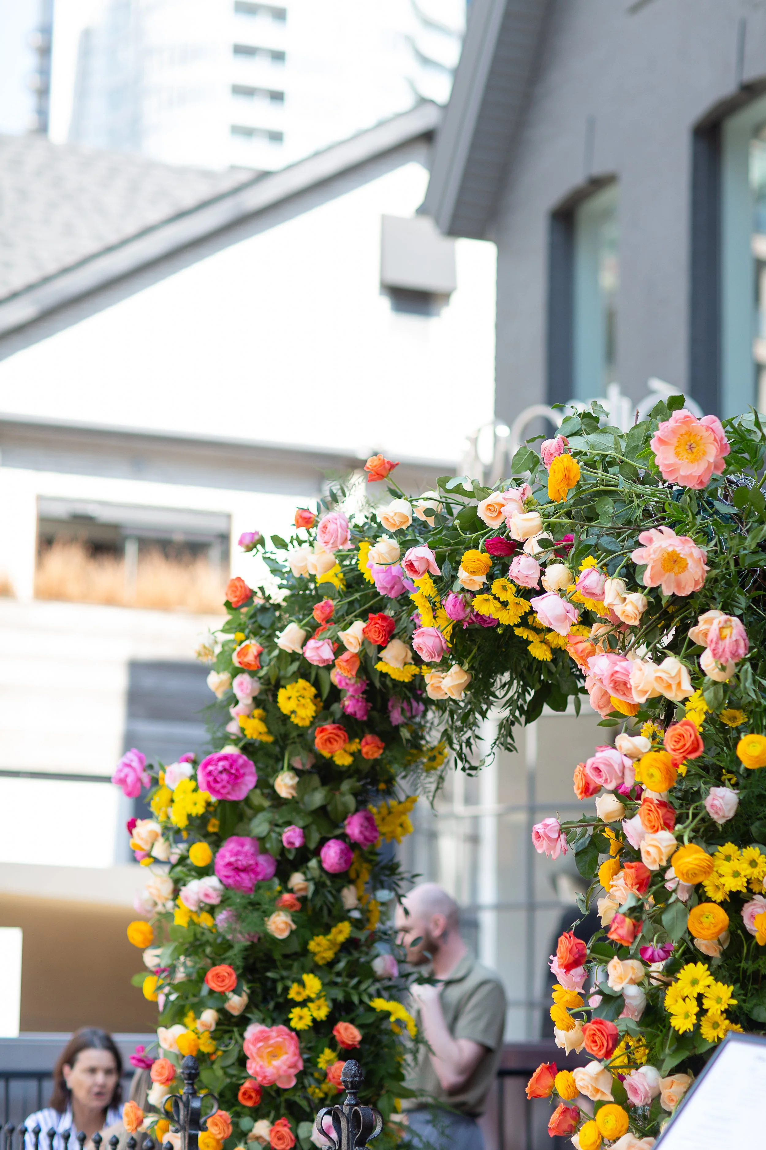 flower studio for brand installations and activations Toronto