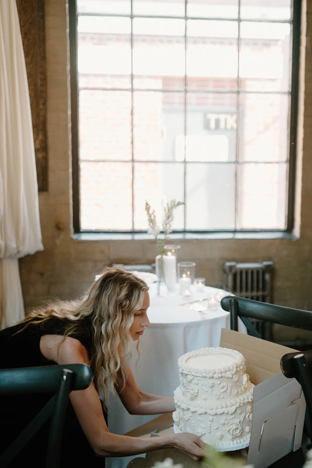 ehind-the-scenes planning moment with Dereves reviewing timelines and logistics, demonstrating professional month-of coordination Toronto services focused on detailed schedules, vendor communication, and smooth wedding-day flow