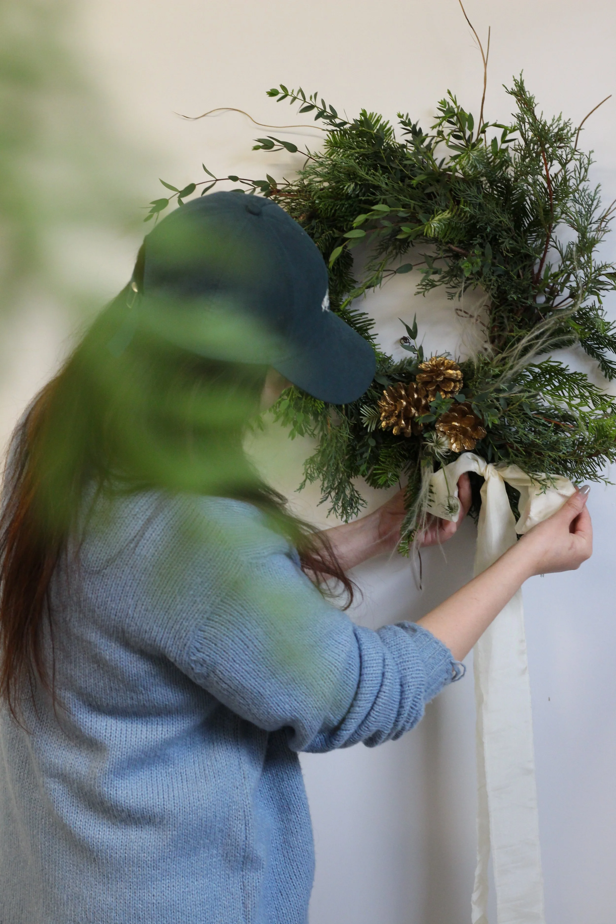 holiday activation flower workshops wreath workshops toronto