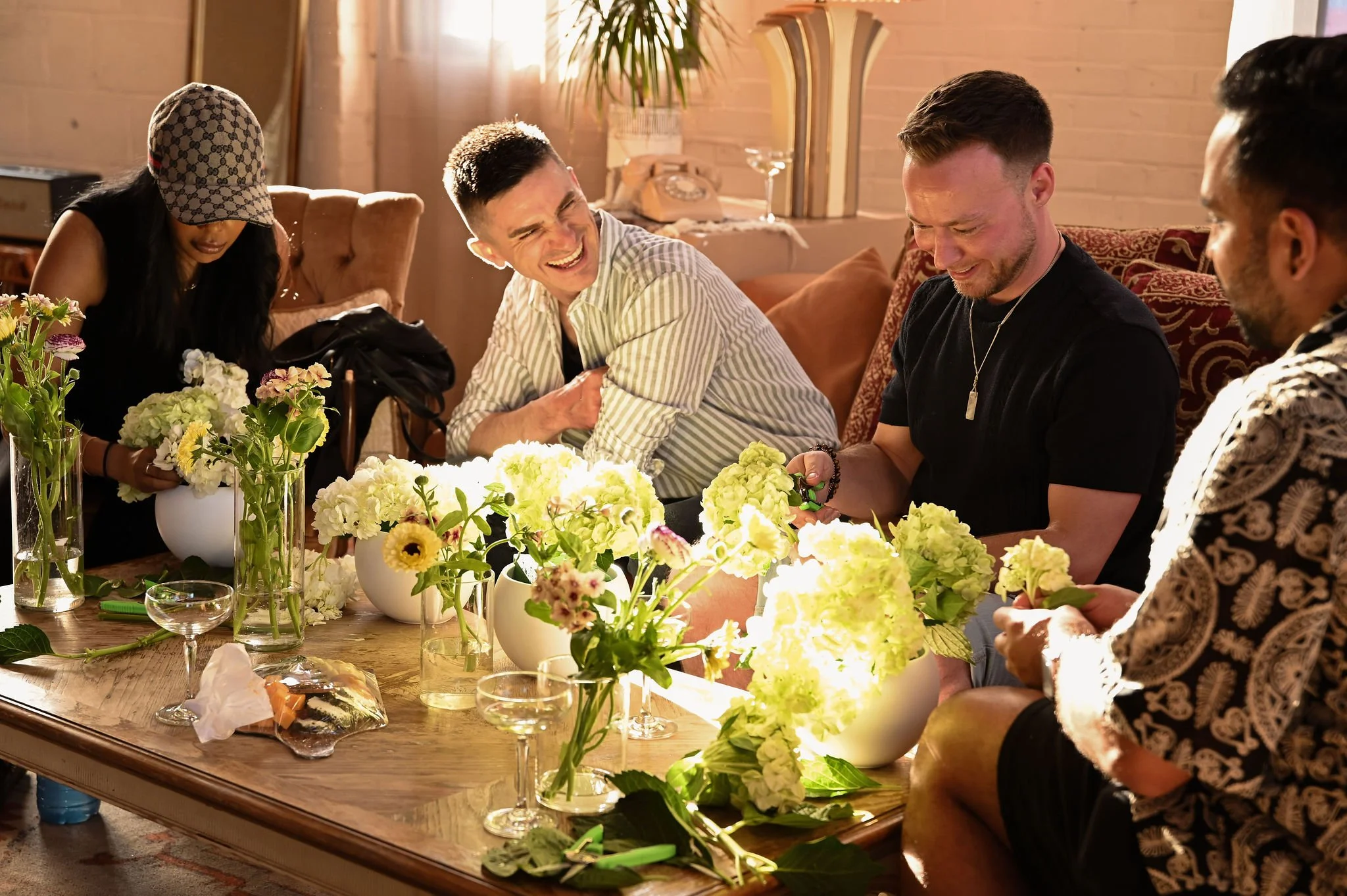 Toronto activties with friends: Flower Workshops | Learn flower arrangement arranging