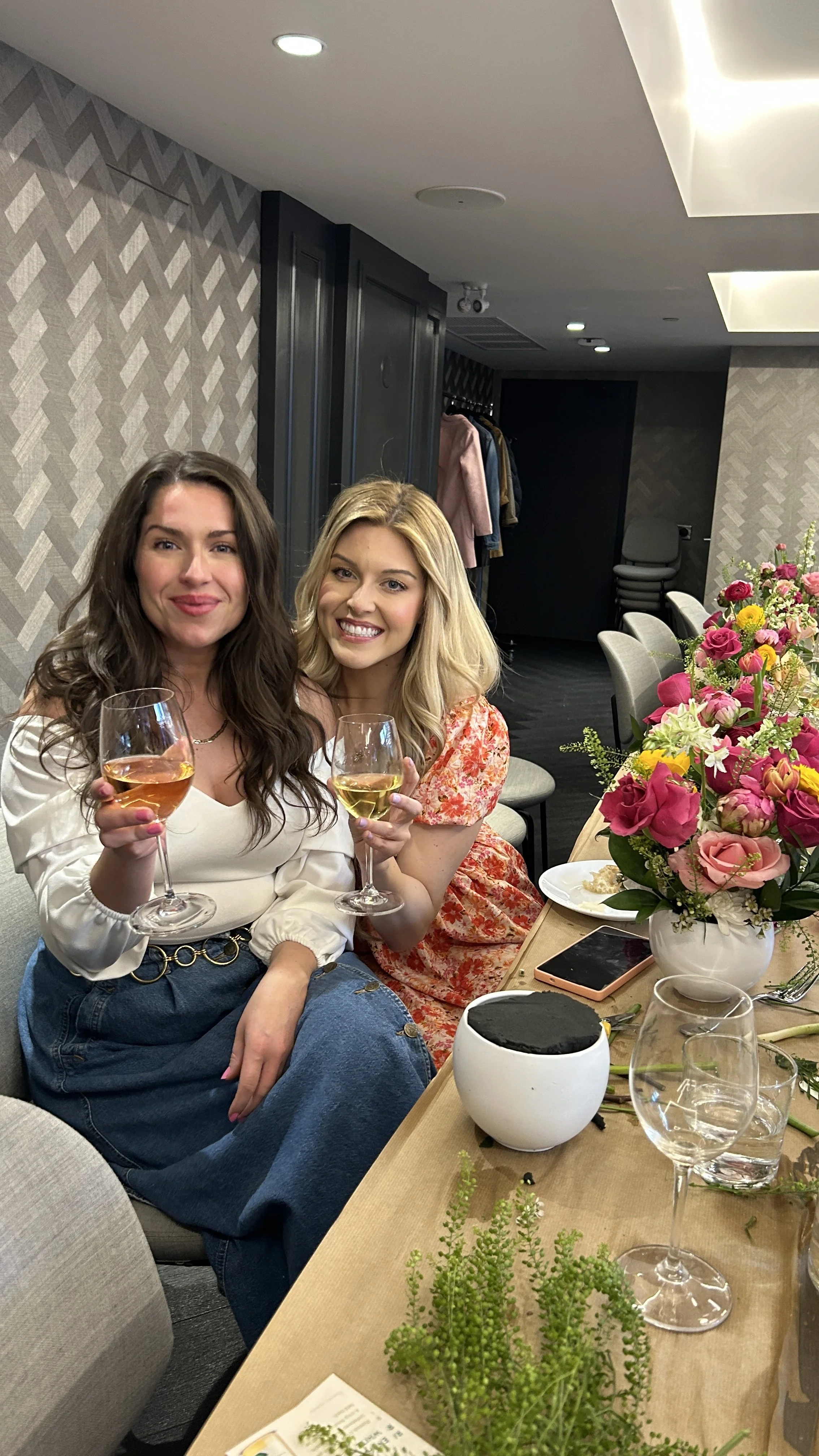 Flower workshop Toronto with guests and influencers attening