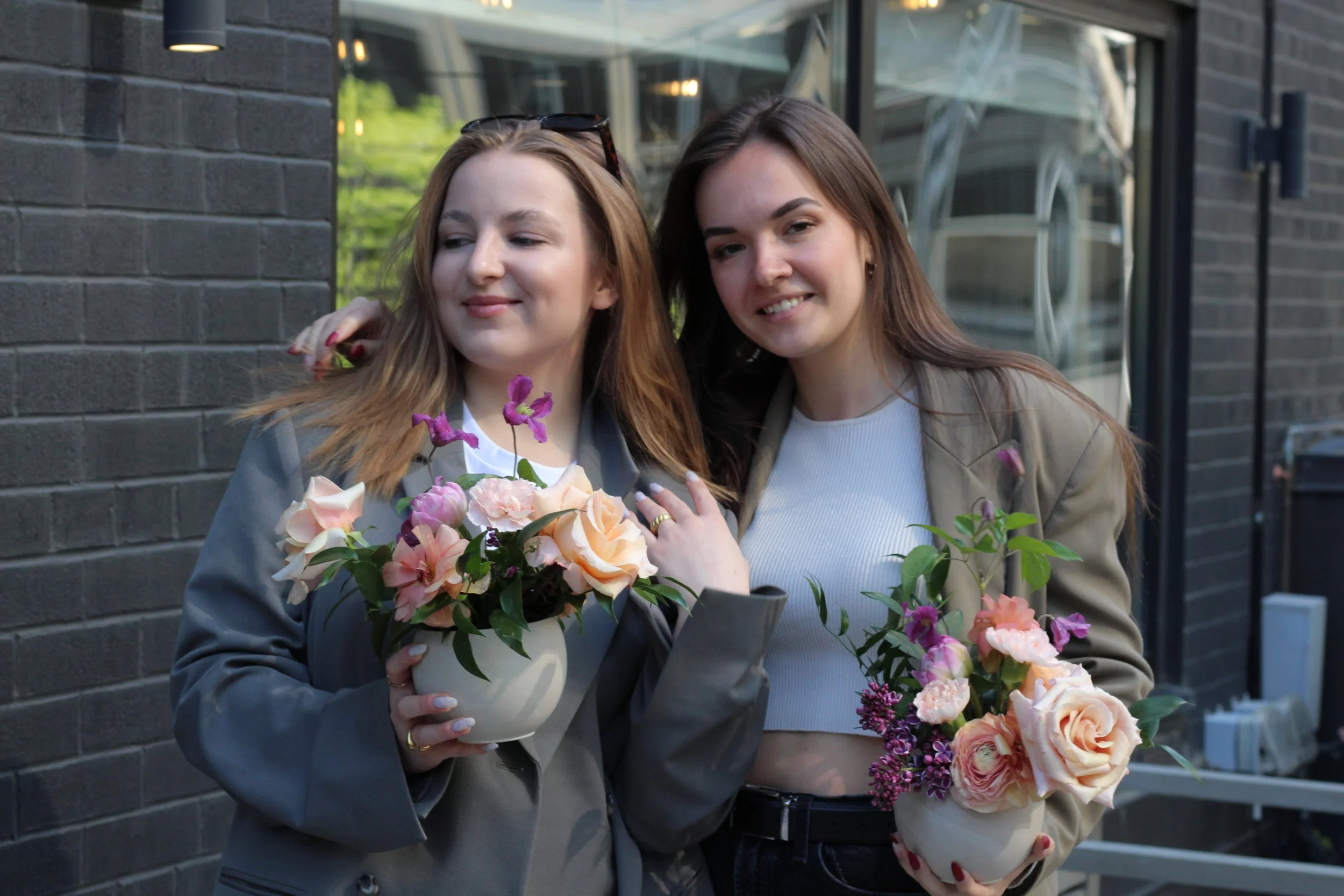 Finger sandwiches and refreshments at Toronto brand workshop for Grow Wild Wines at Anndore House Hotel, elevated guest experience