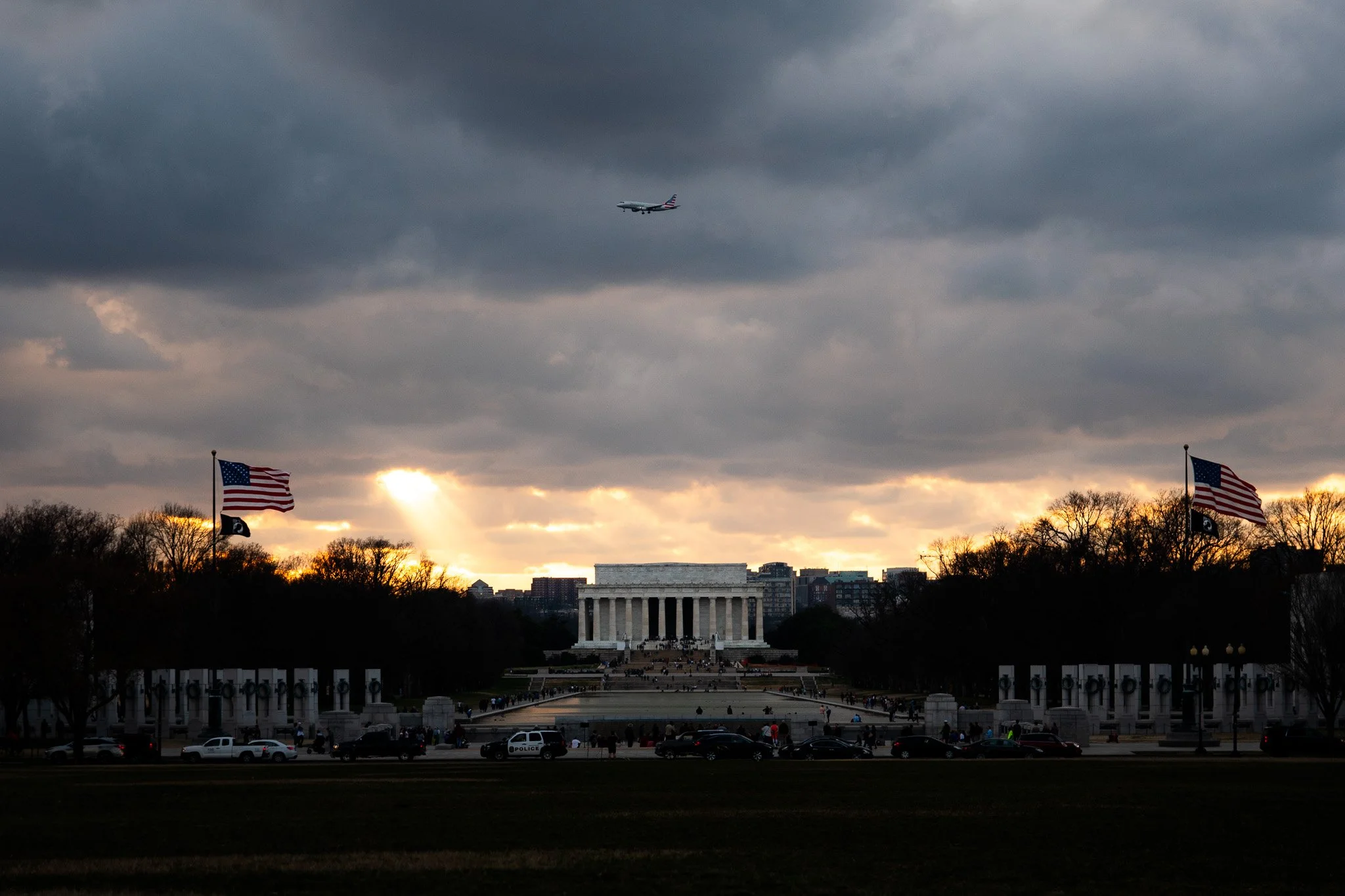 Skies Moving over the Mall
