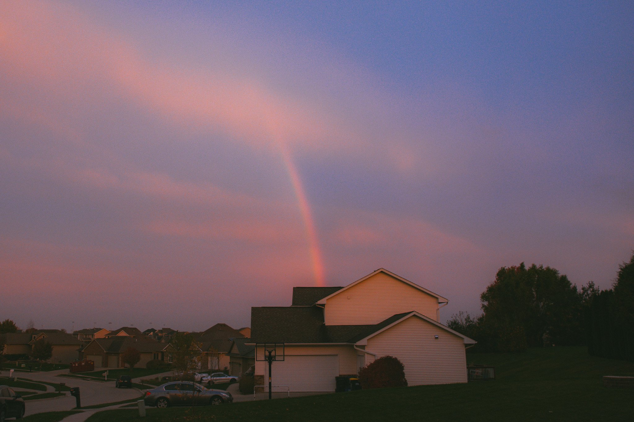 Iowa City Suburban Rainbow