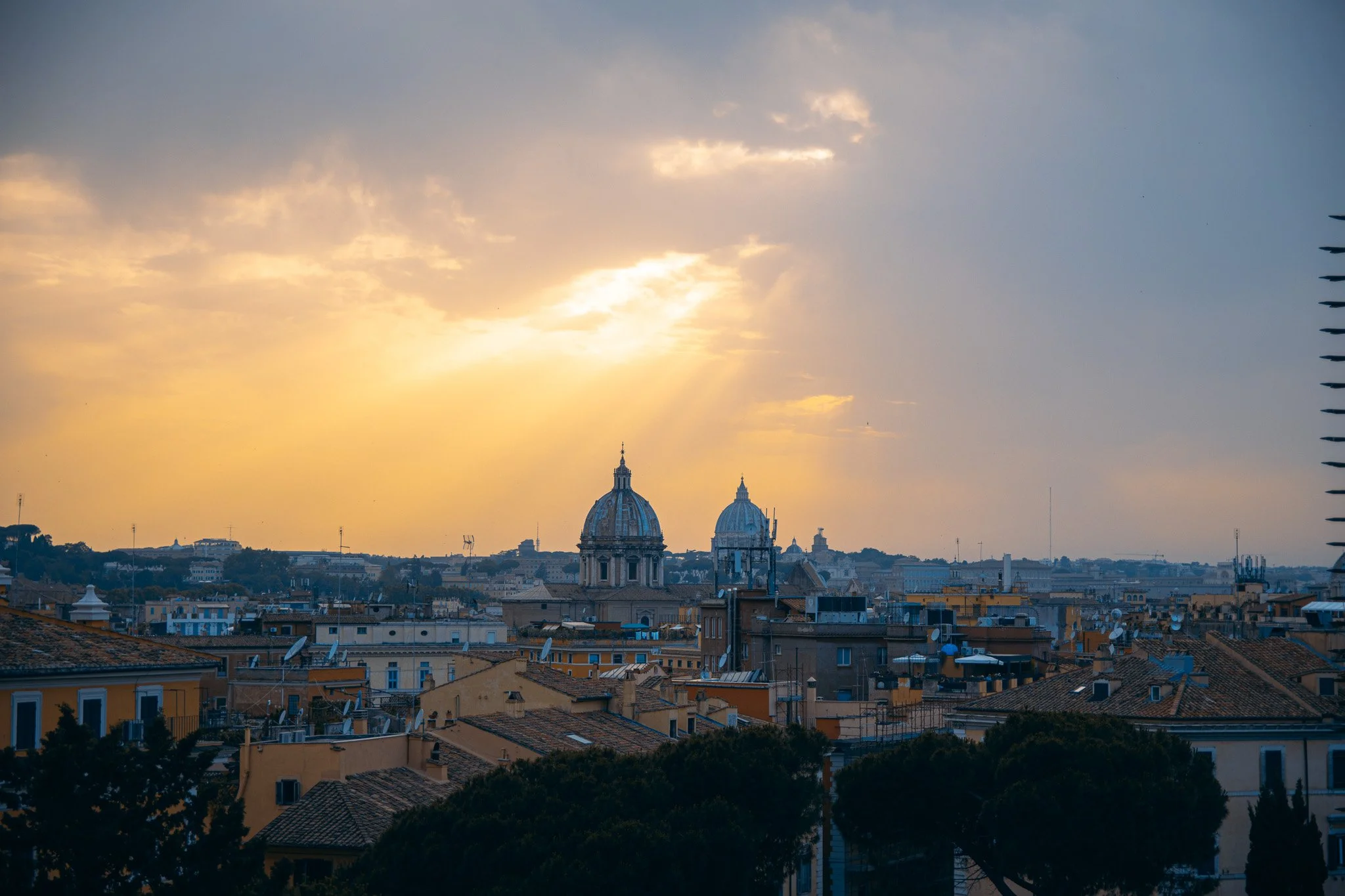 Sunbeams over Rome
