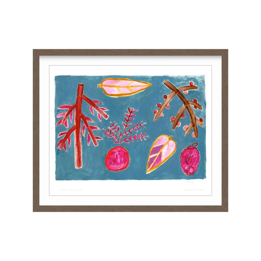 'Edible Plants' Fine Art Print