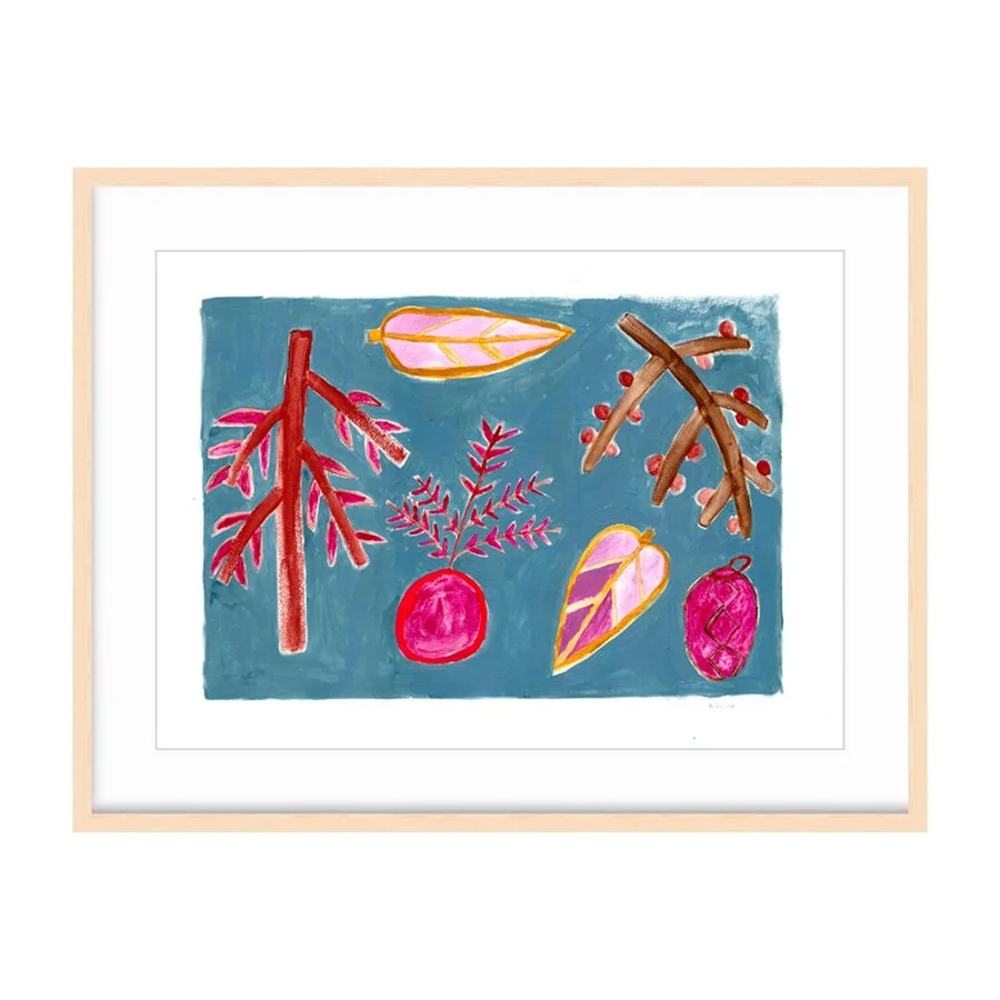 'Edible Plants' Original Painting