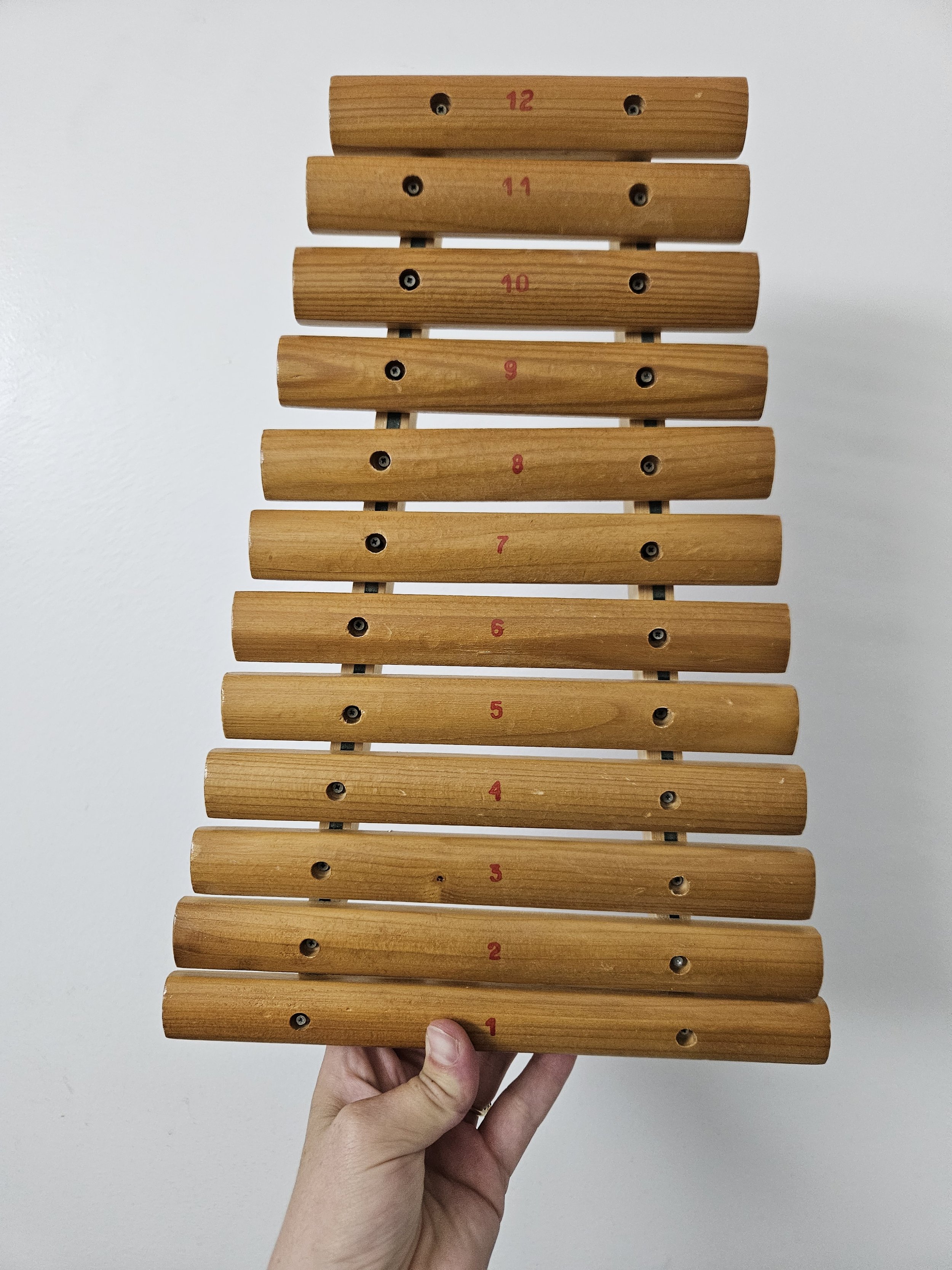 large vintage wooden xylophone
