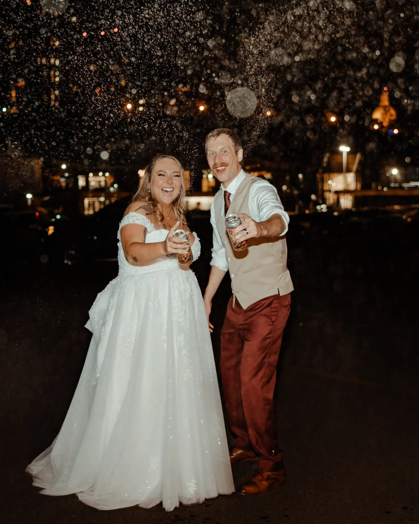 I truly hope that you have as much fun on your wedding day as these two did! Moments and details from their day but in reverse. 
Starting with the party and working back through the insanely gorgeous design of the reception/ceremony spaces (orchestra