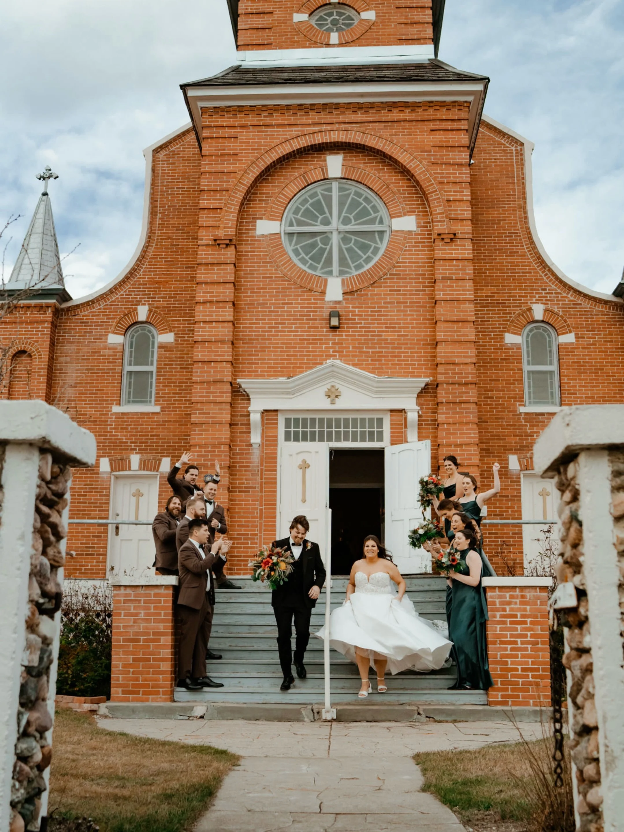 What if your wedding day turned into a windstorm but you were having too much fun to really notice. Also with a little creative scouting ( thankfully not our first rodeo out in Macklin but those trees were showing off with how gorgeous they were hold