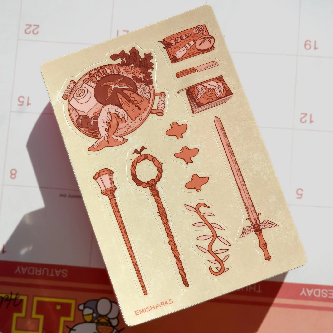 dungeon meshi sticker sheet.jpg