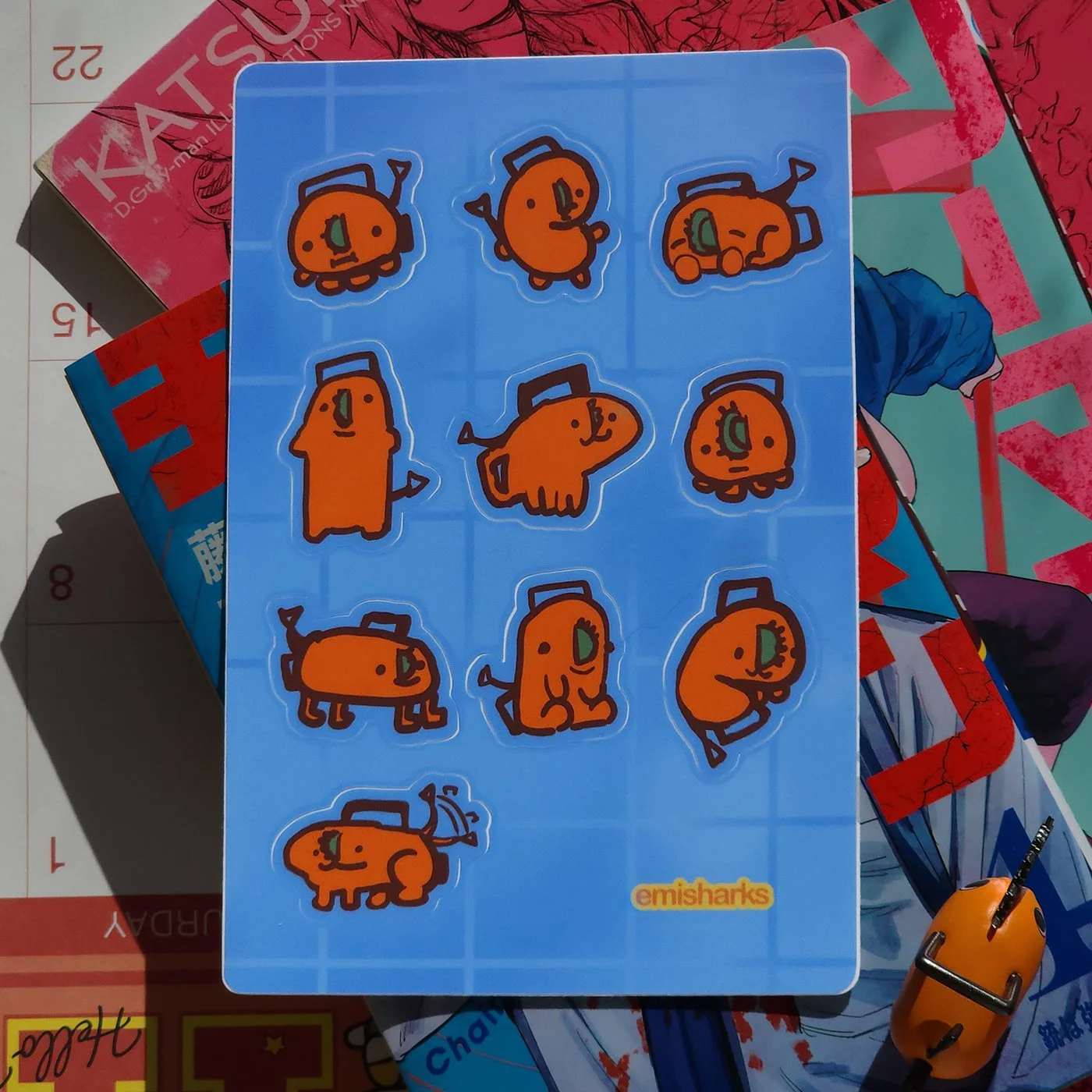 pochita sticker sheet.jpg