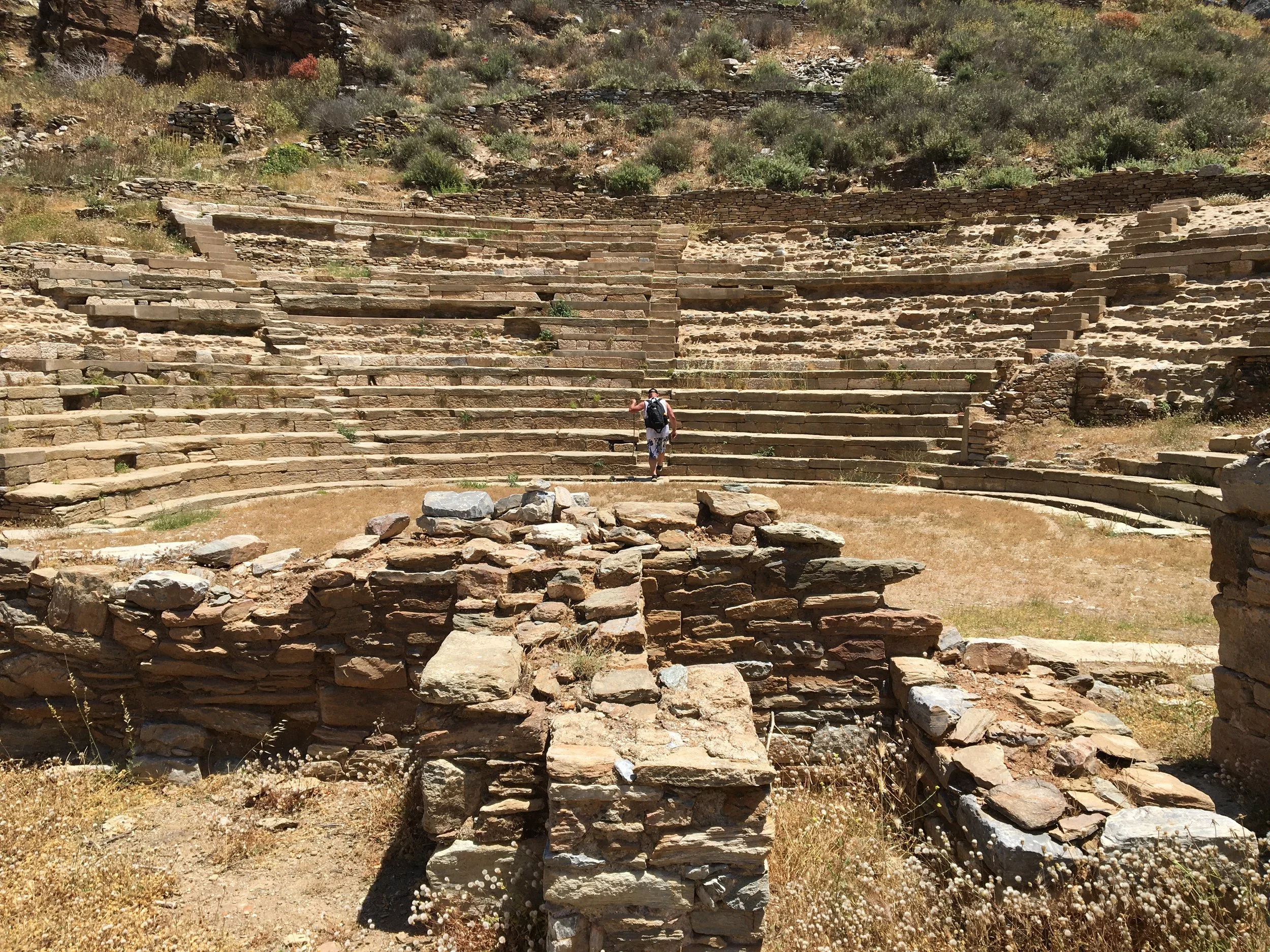 Location 1: Ruins of the Ancient Amphitheater and Baths at Karthea