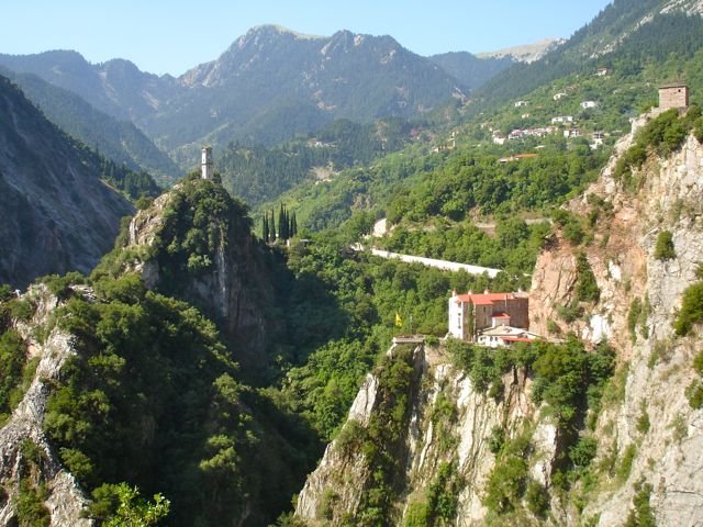 Location 2: Prousos Monastery; along the route to our home in Kastania