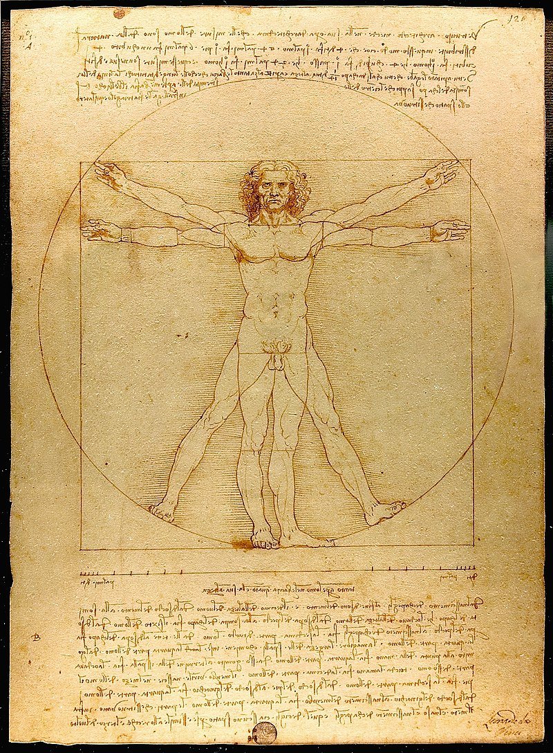 "Vitruvian Man, Transformation Myth, and Limitless in the Specific, with Ovid and Da Vinci" (Image: Vitruvian Man, by Leonardo Da Vinci) Student Access