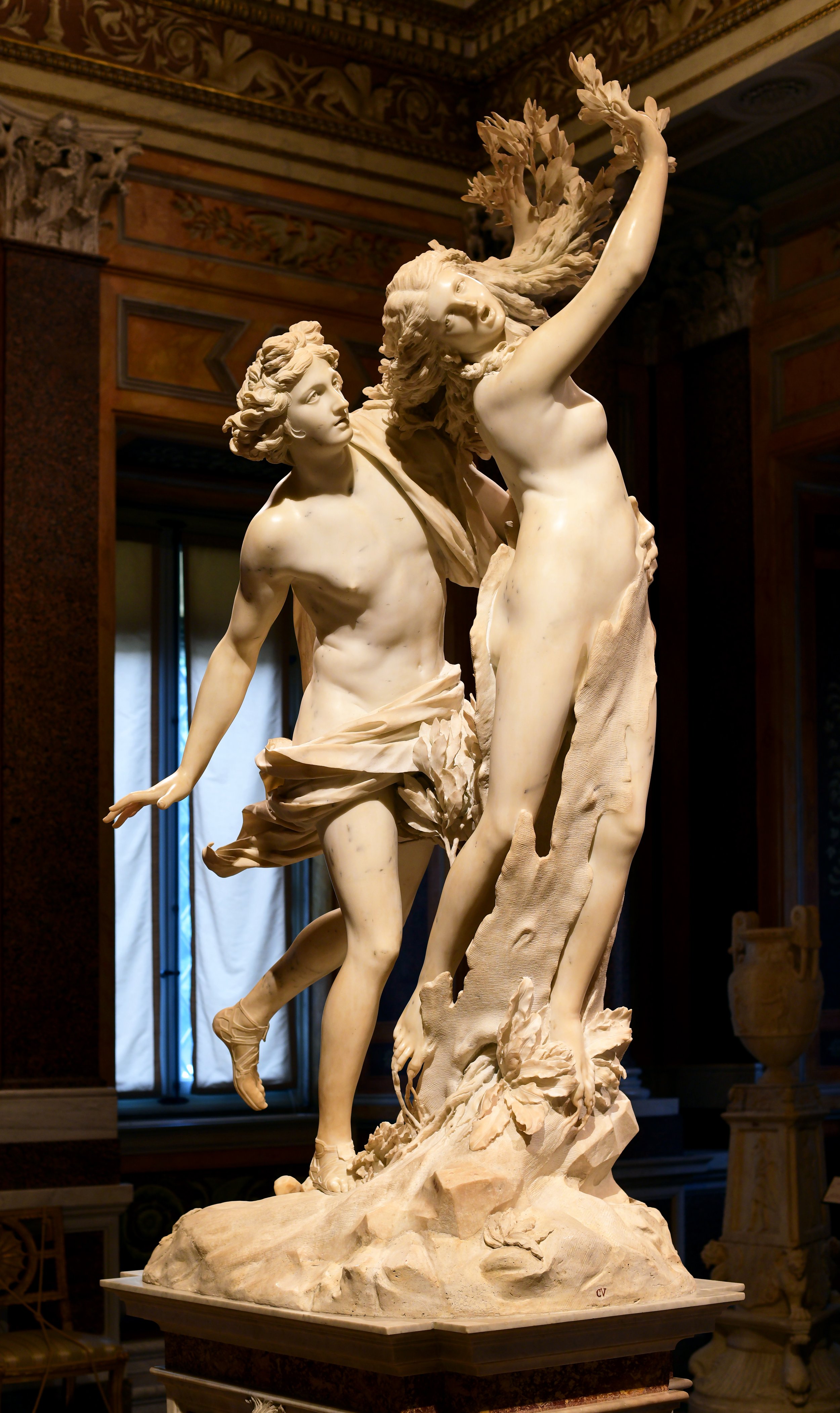 "The Sylvester Notebook" (Image: Apollo and Daphne, by Bernini) Student Access