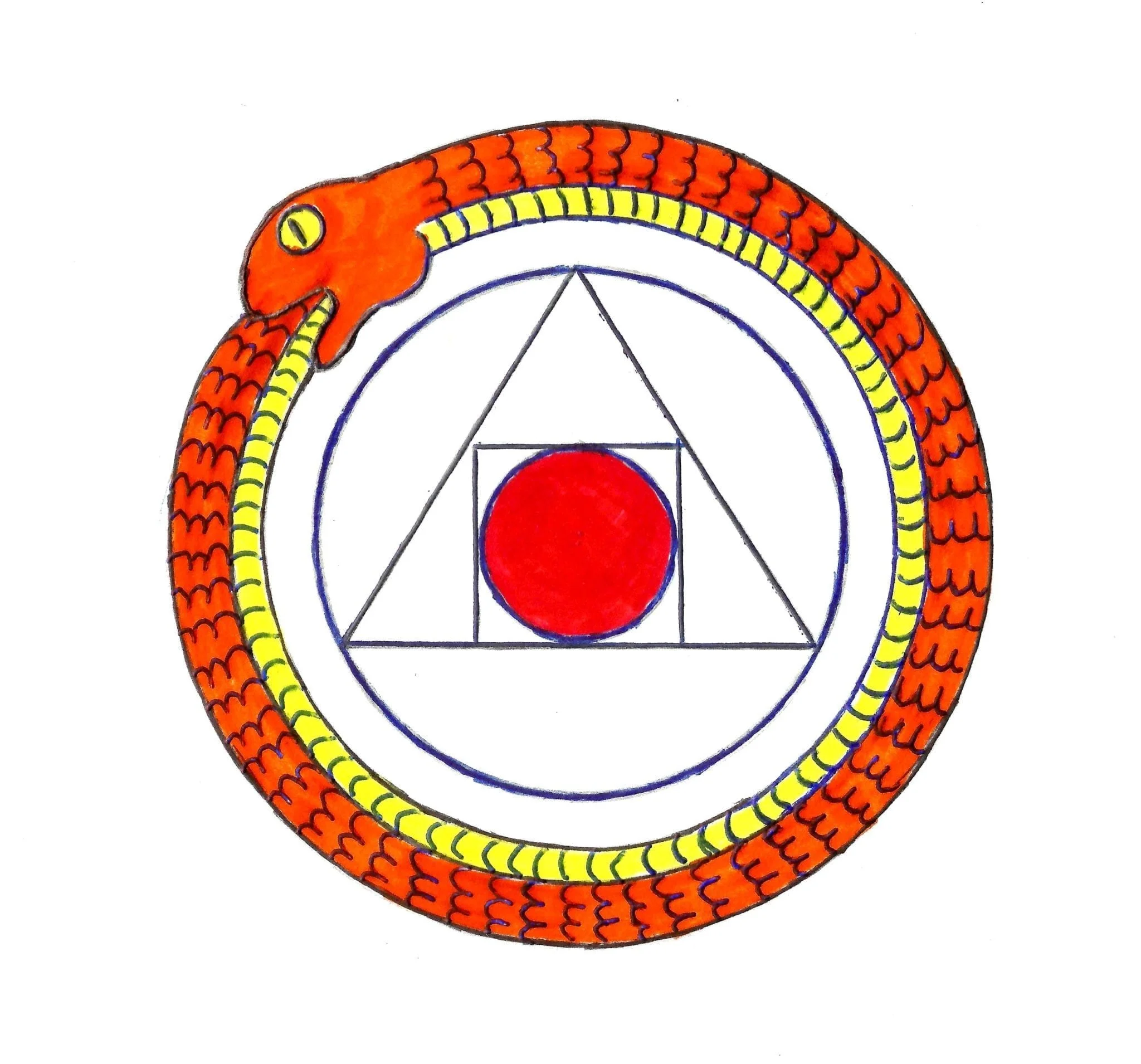 "S.O.S. Introductions and Proposals" (Image: Ouroboros and The Philosopher's Stone)