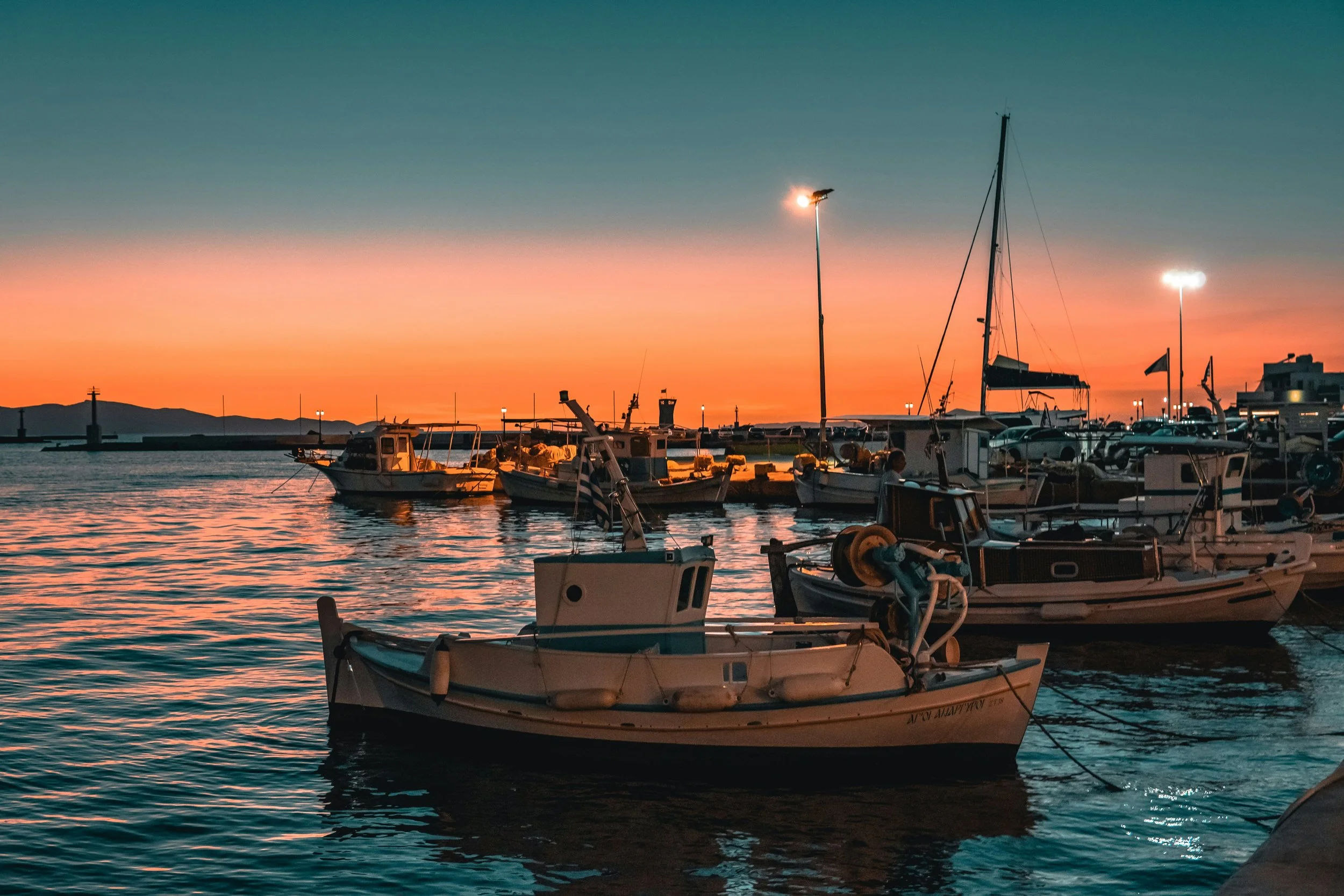 Location 1: Tinos port 