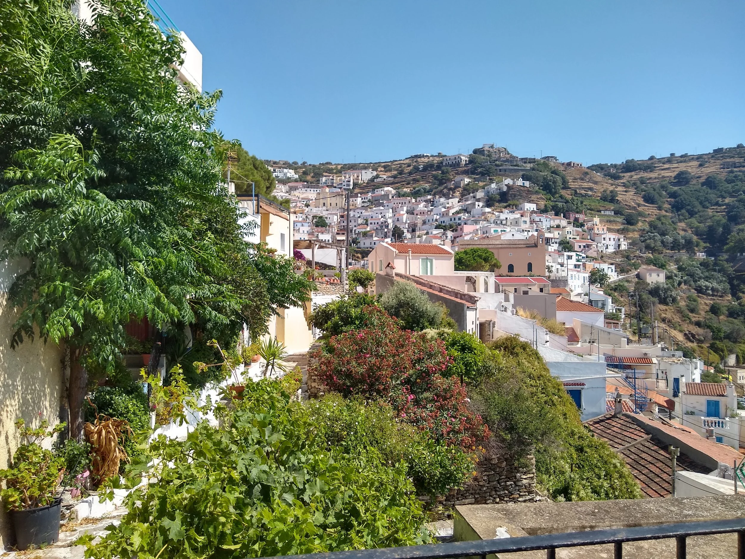 Location 1: View from bottom of Xora, Kea (Click to Learn More About the School!)